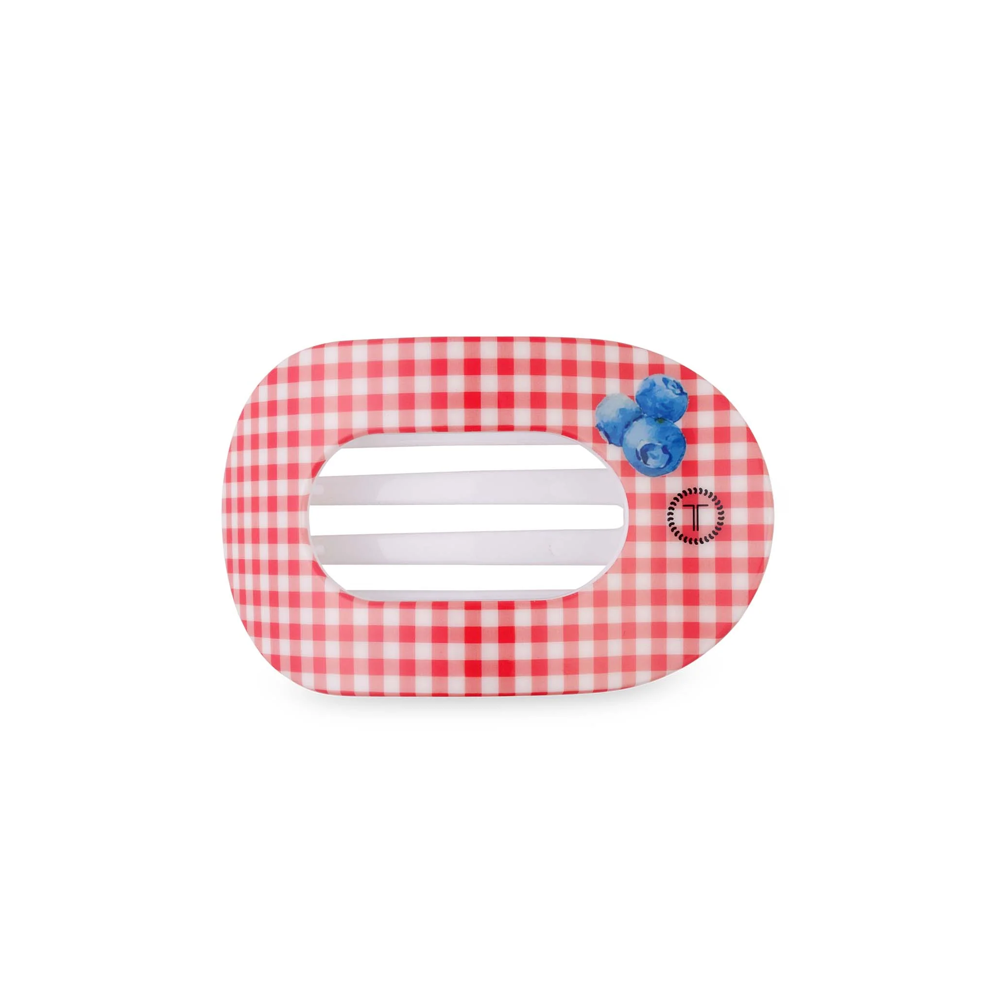 Blueberries Medium Flat Oval Hair Clip - Image 3