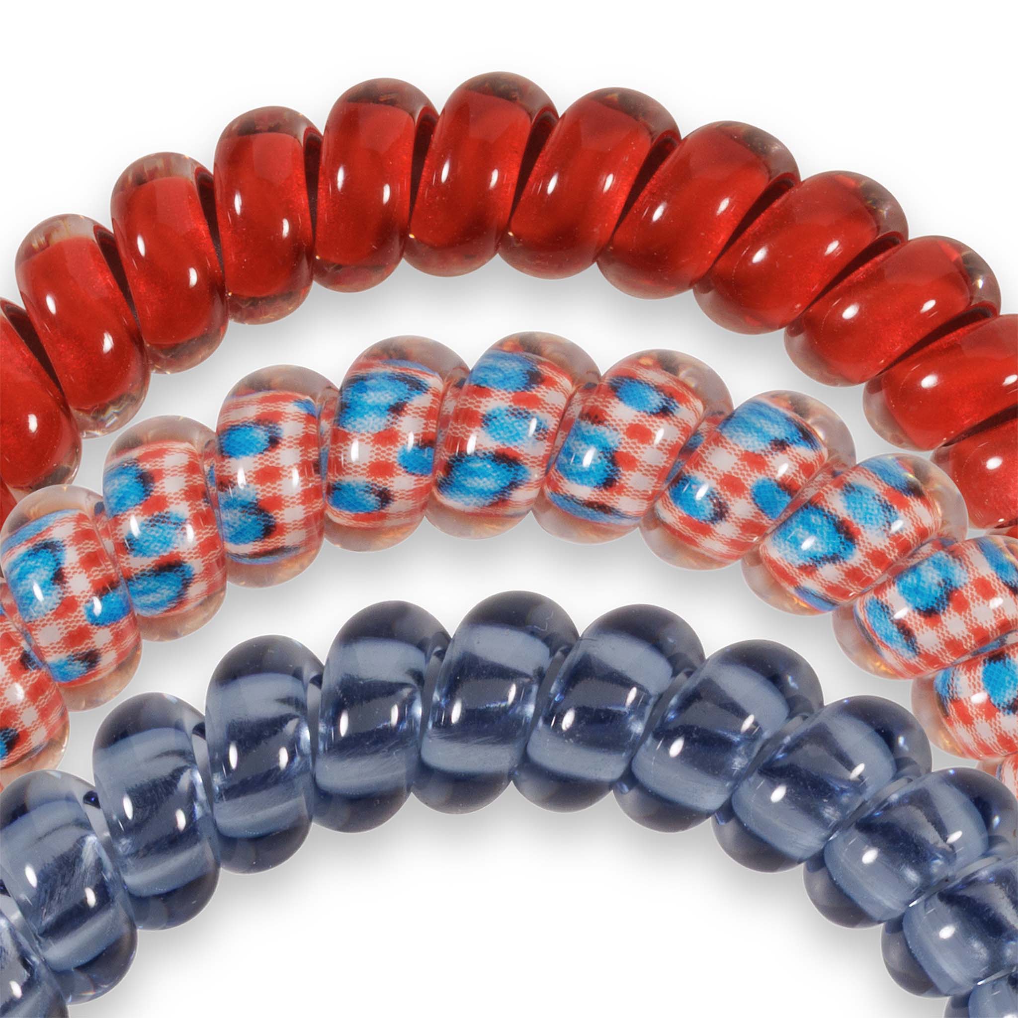 Blueberries Small Hair Tie 3 Pack - Image 2