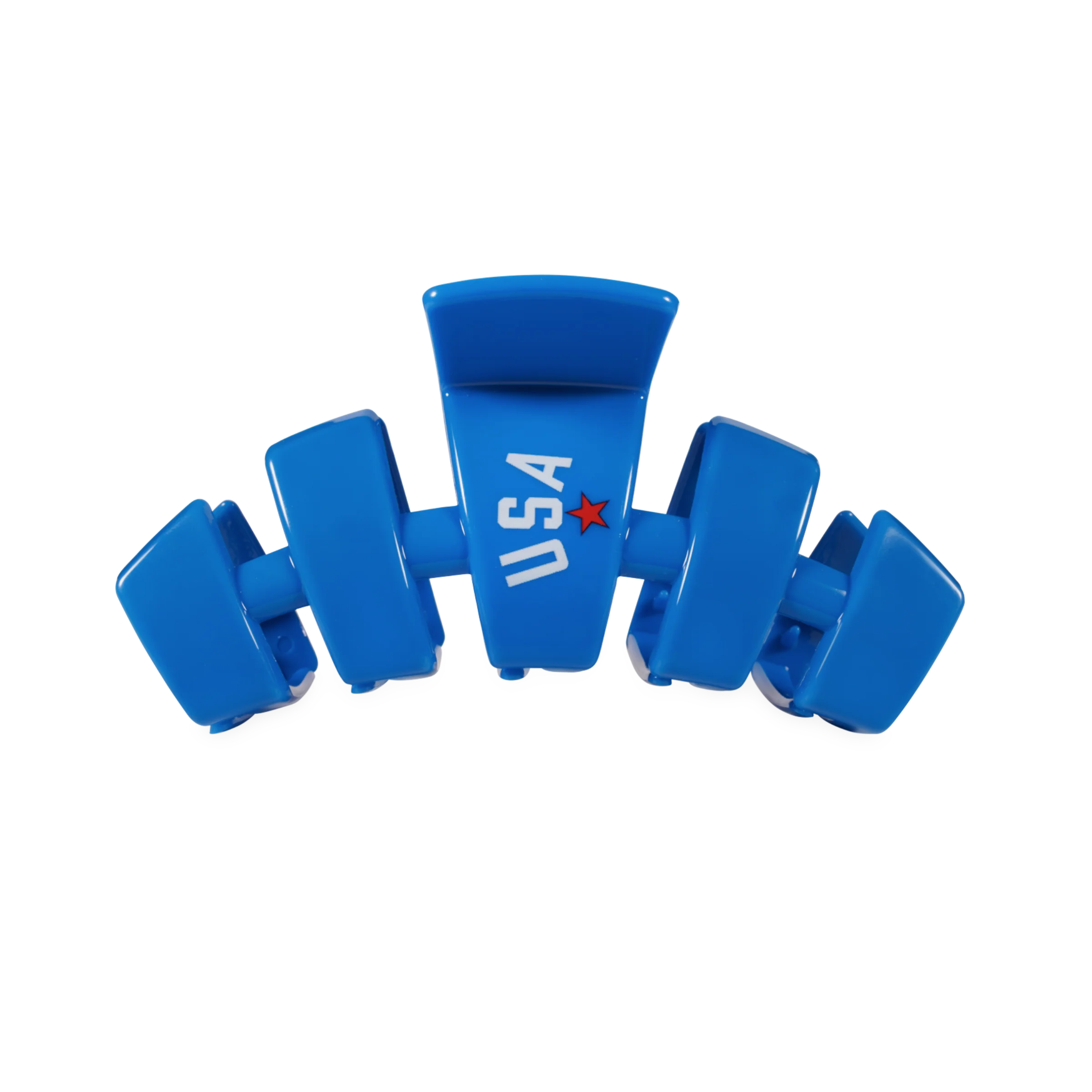 Medium Classic Cup Hair Clip in USA Blue
