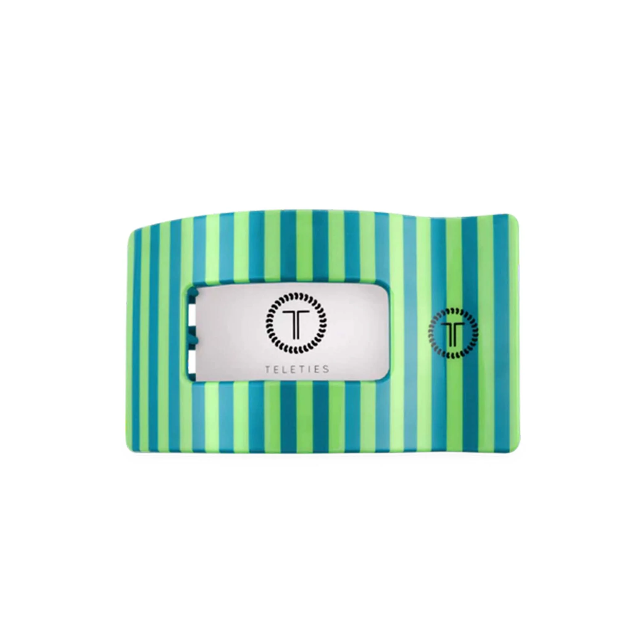 Medium Flat Rectangle Hair Clip in Cabana Cutie - Image 3
