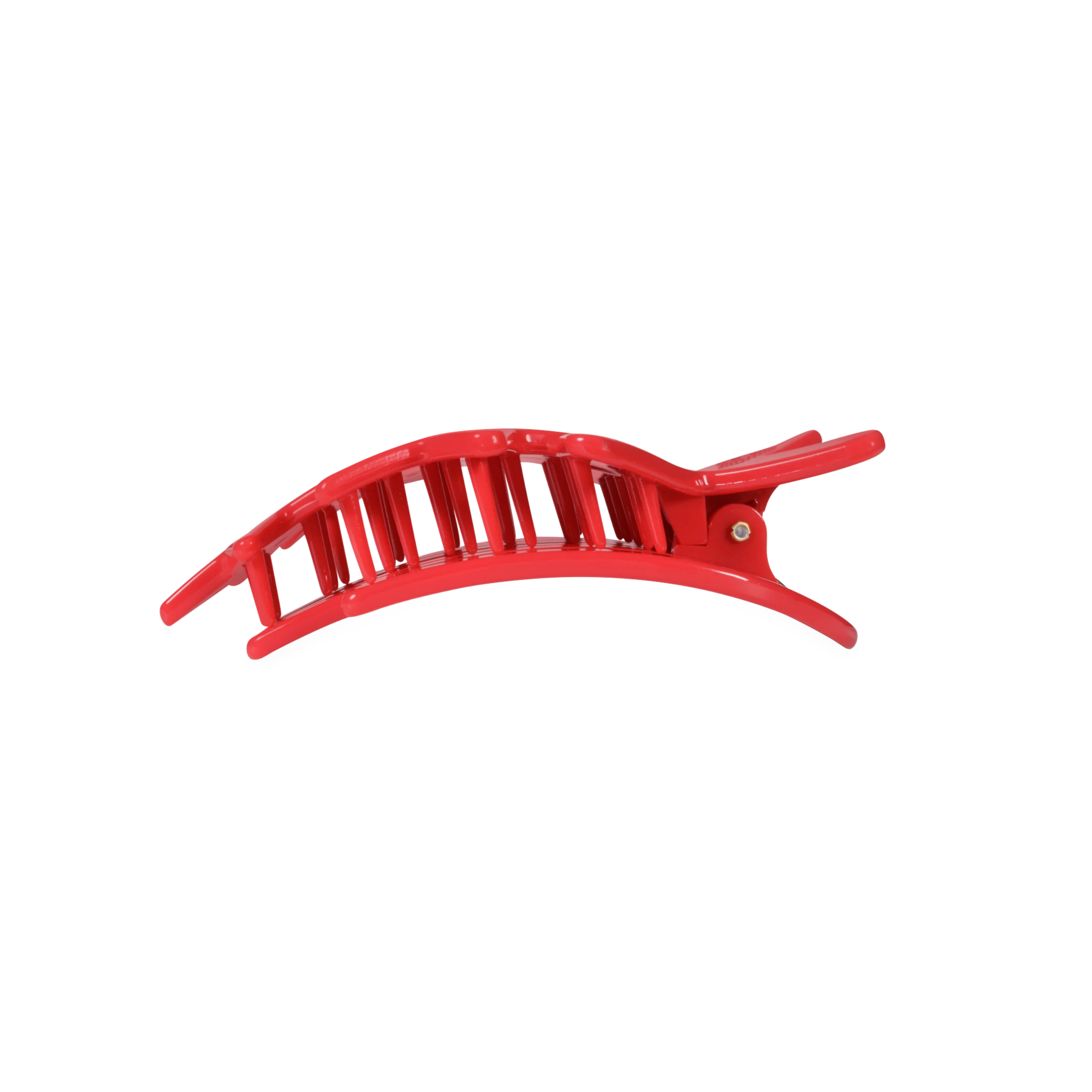 Medium Flat Shooting Stars Hair Clip in Red - Image 2