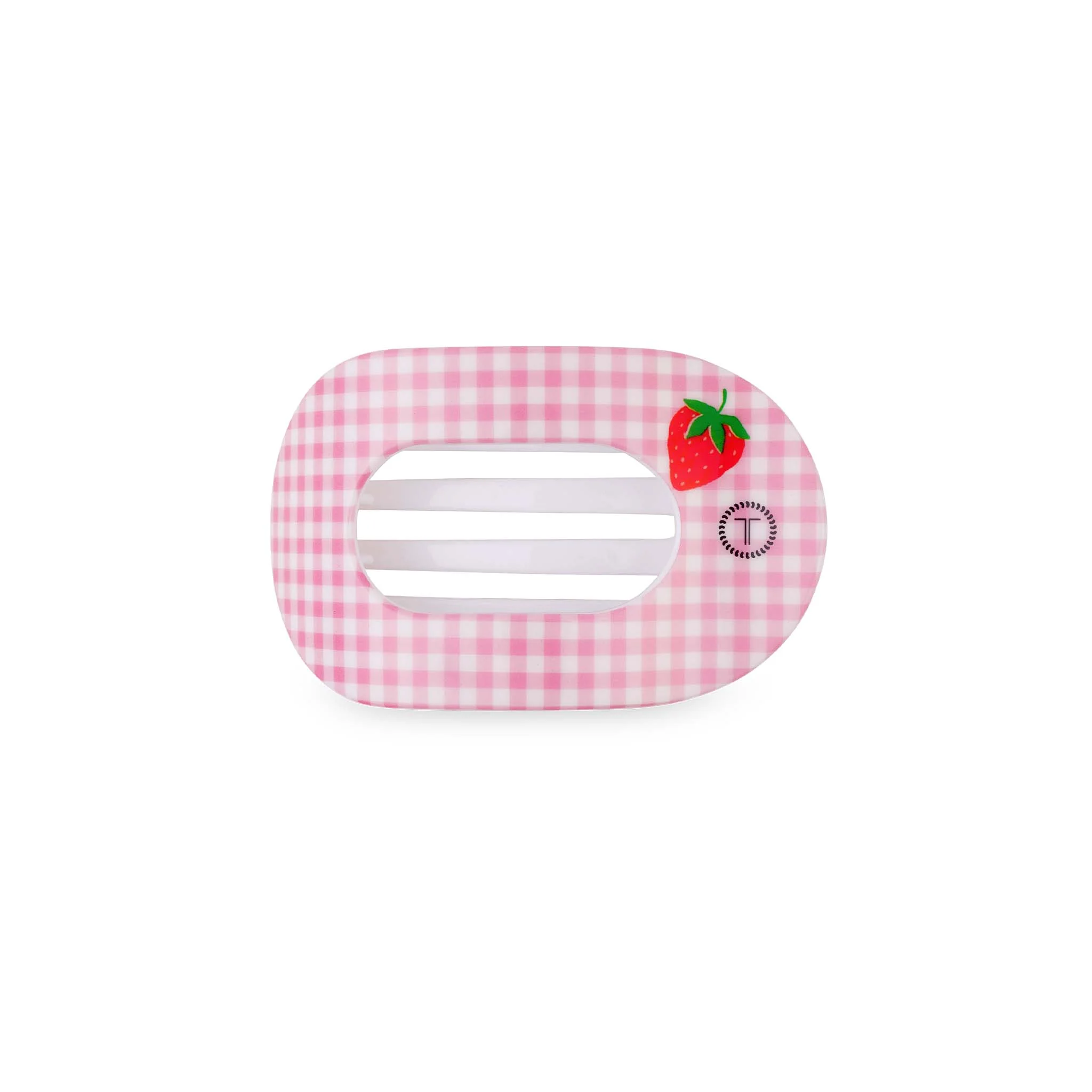 Strawberries Medium Flat Oval Hair Clip - Image 3