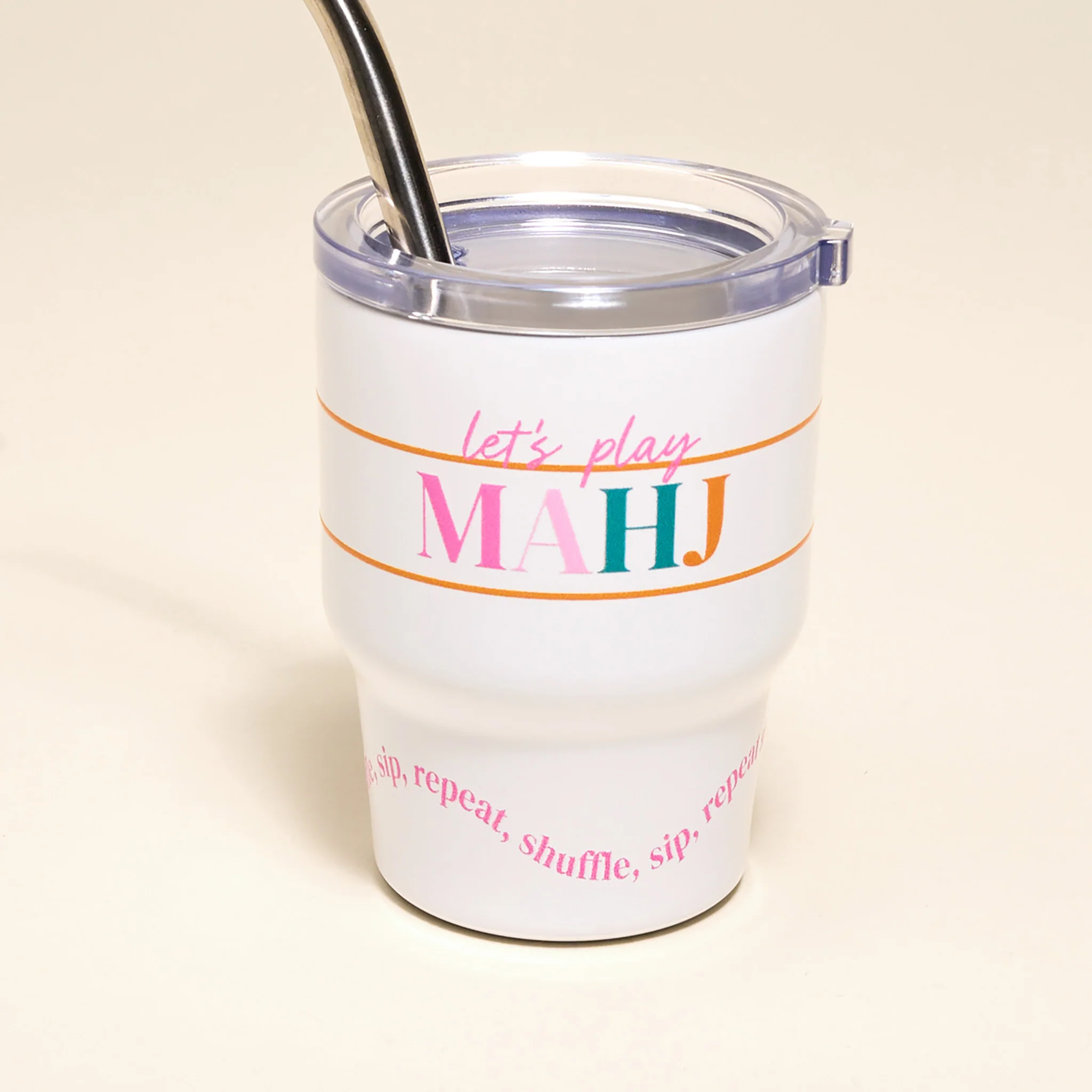 Let's Play Mahj 2oz Tiny Tumbler