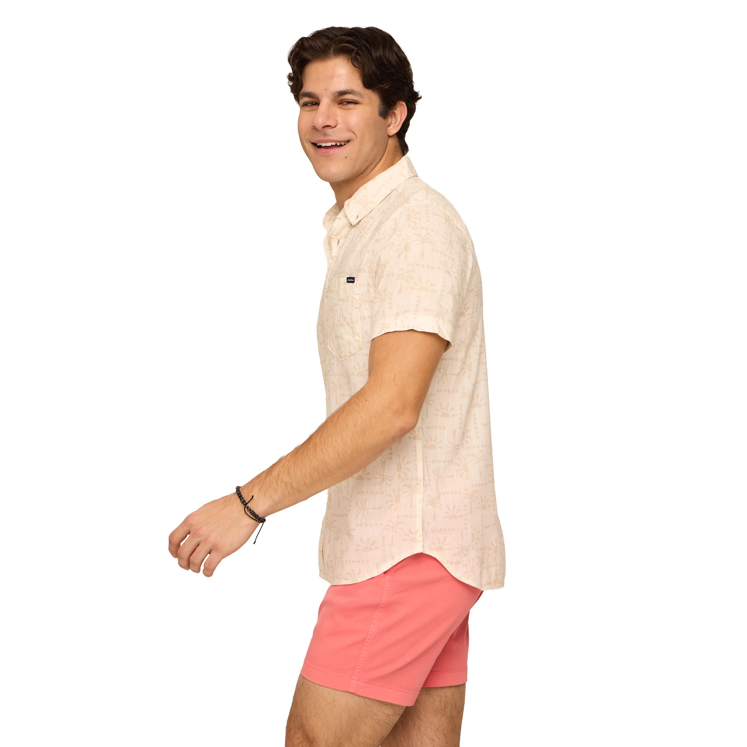 The Easygoer Resort Weave Short Sleeve Button Down Shirt - Image 3