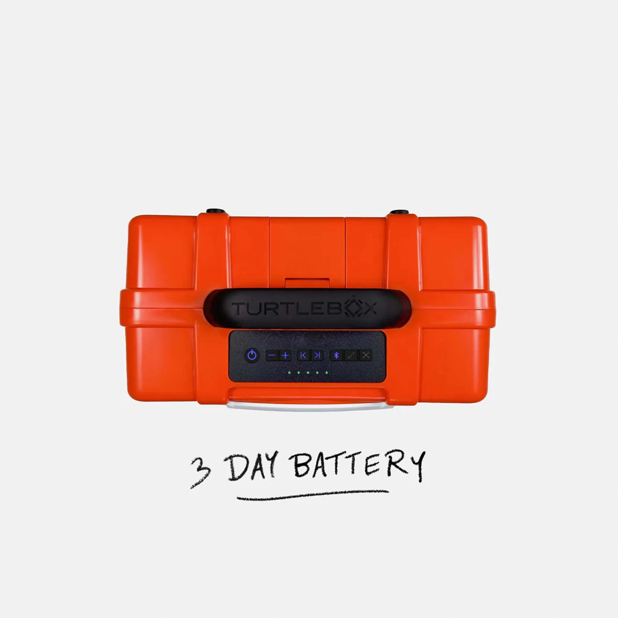 TurtleBox Gen 3 Orange Portable Speaker - Image 3