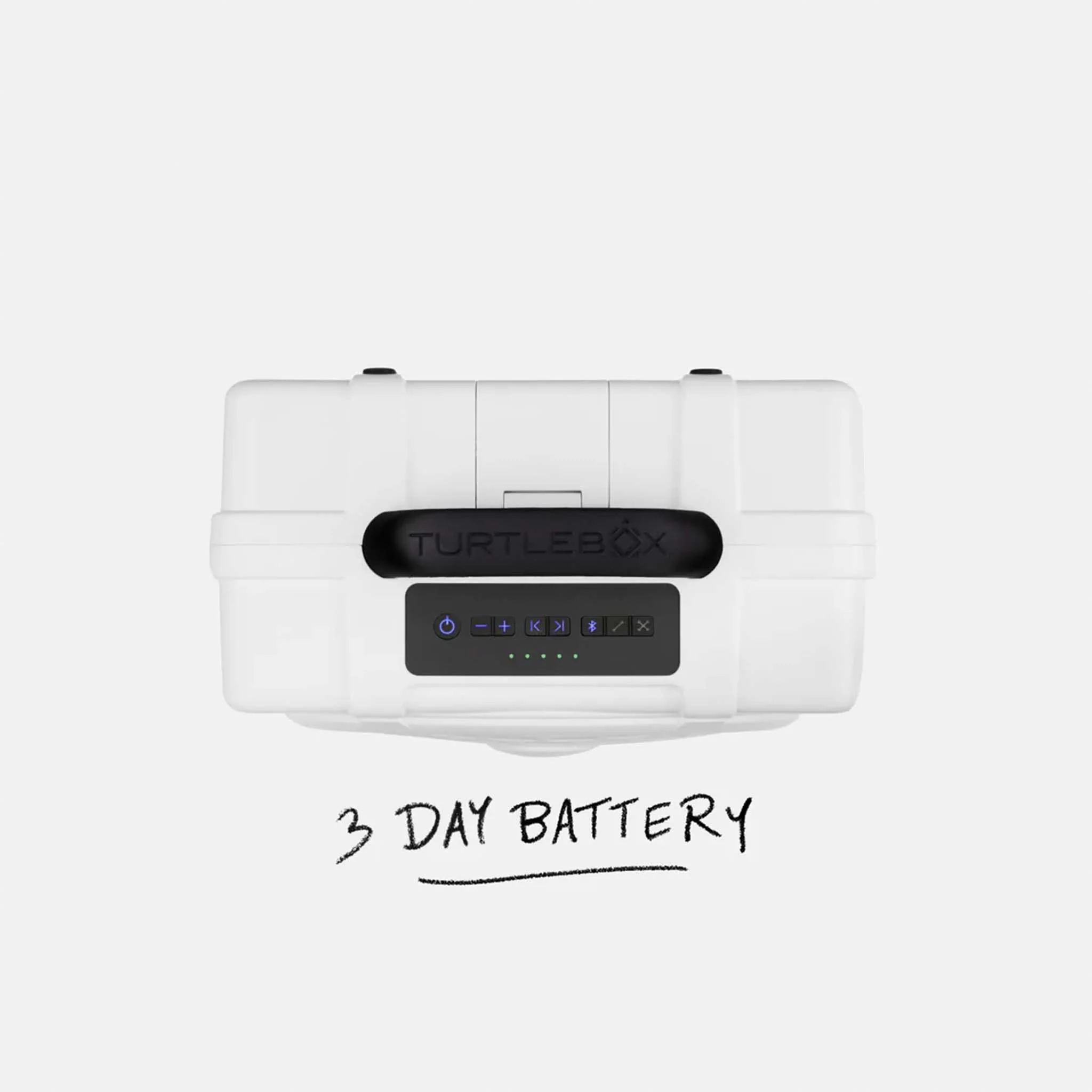TurtleBox Gen 3 White Portable Speaker - Image 4