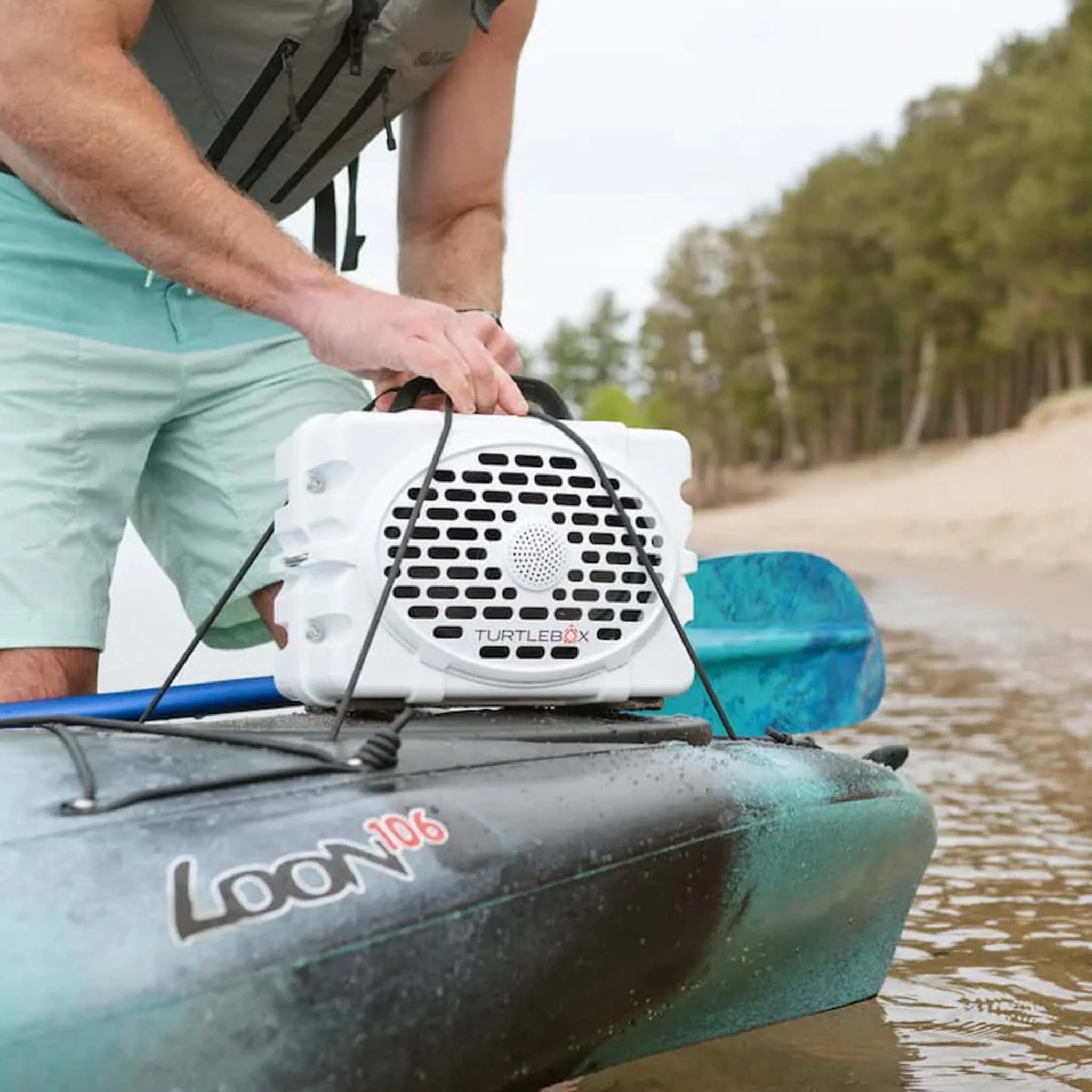 TurtleBox Gen 3 White Portable Speaker - Image 7