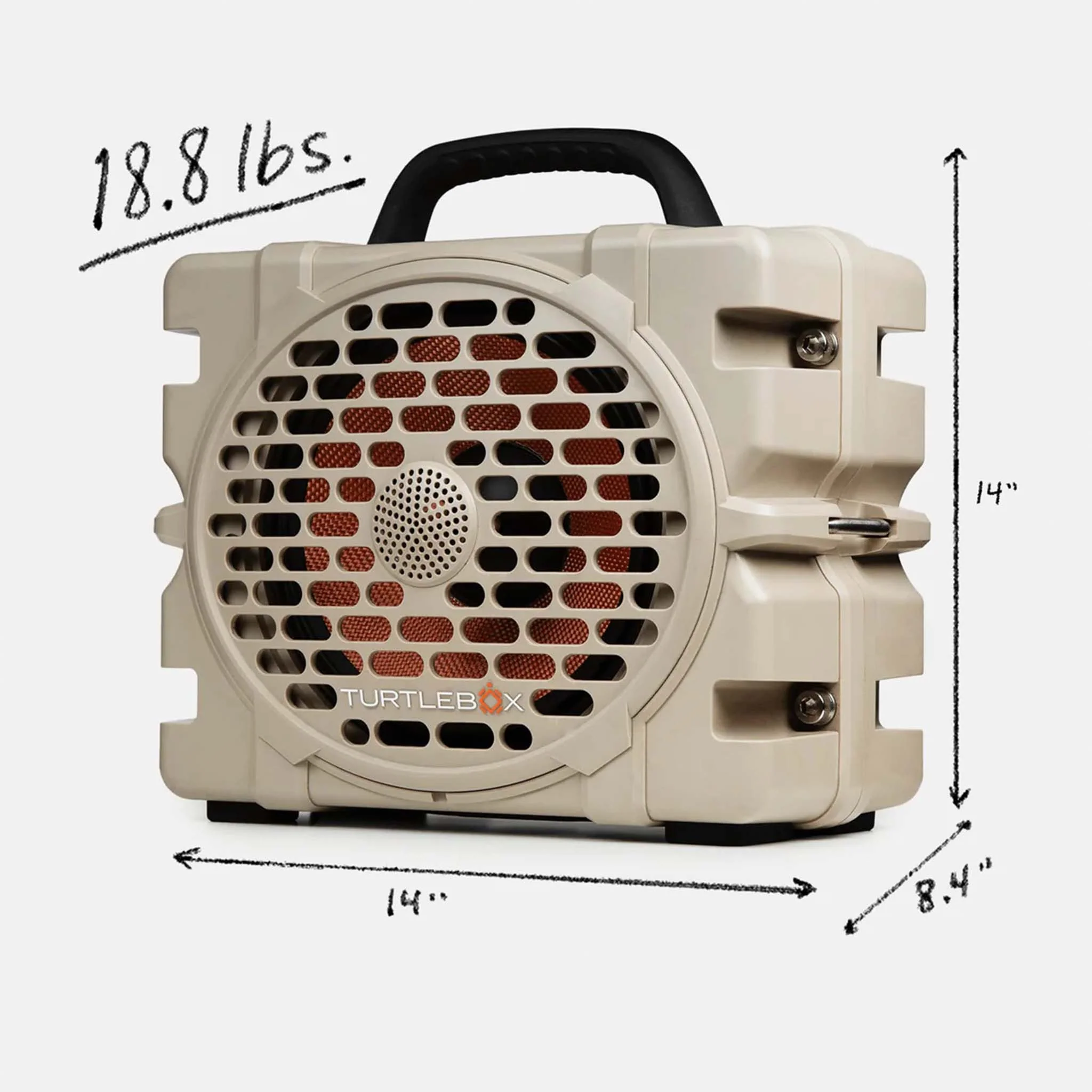 Turtlebox Grande Portable Speaker in Tan - Image 2