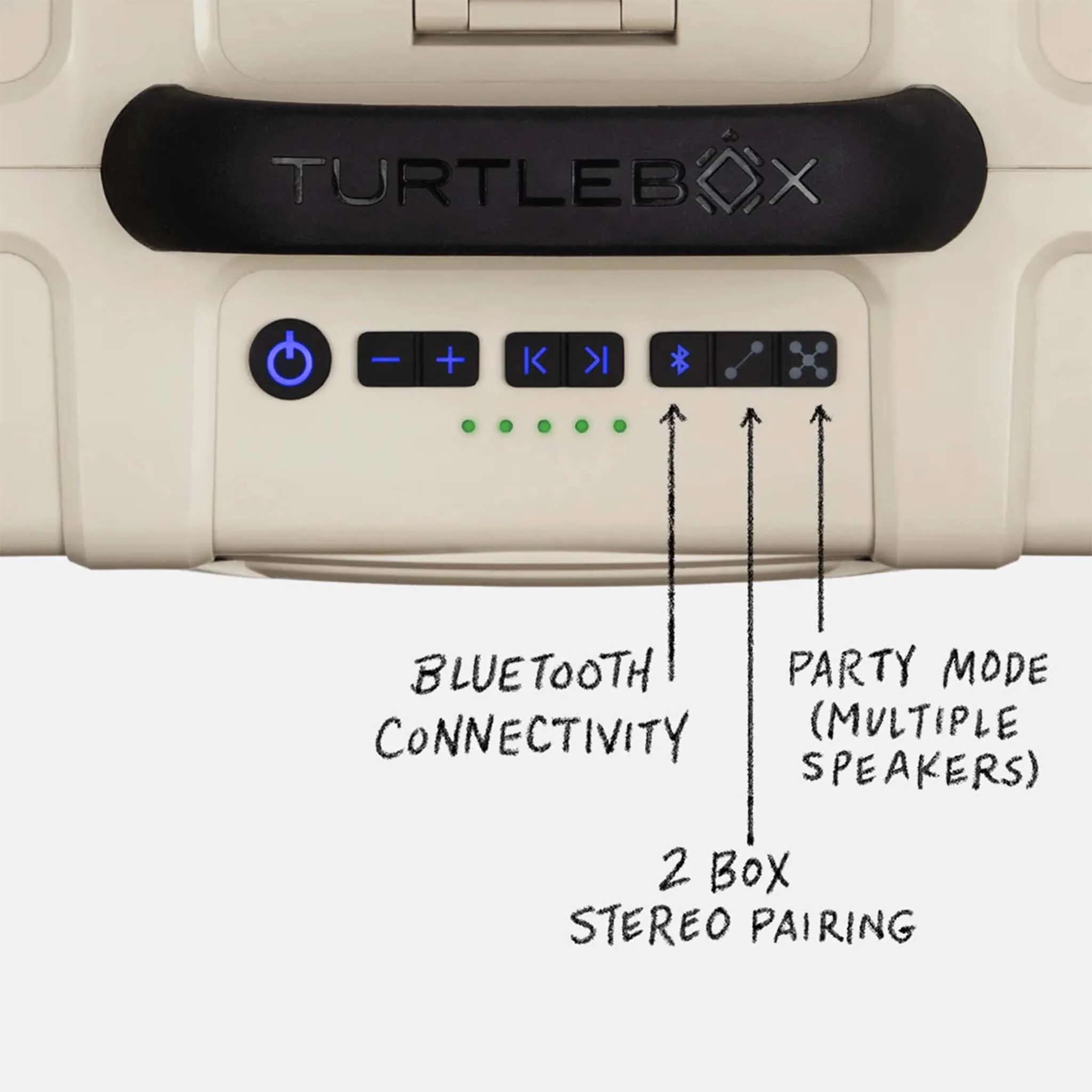 Turtlebox Grande Portable Speaker in Tan - Image 7