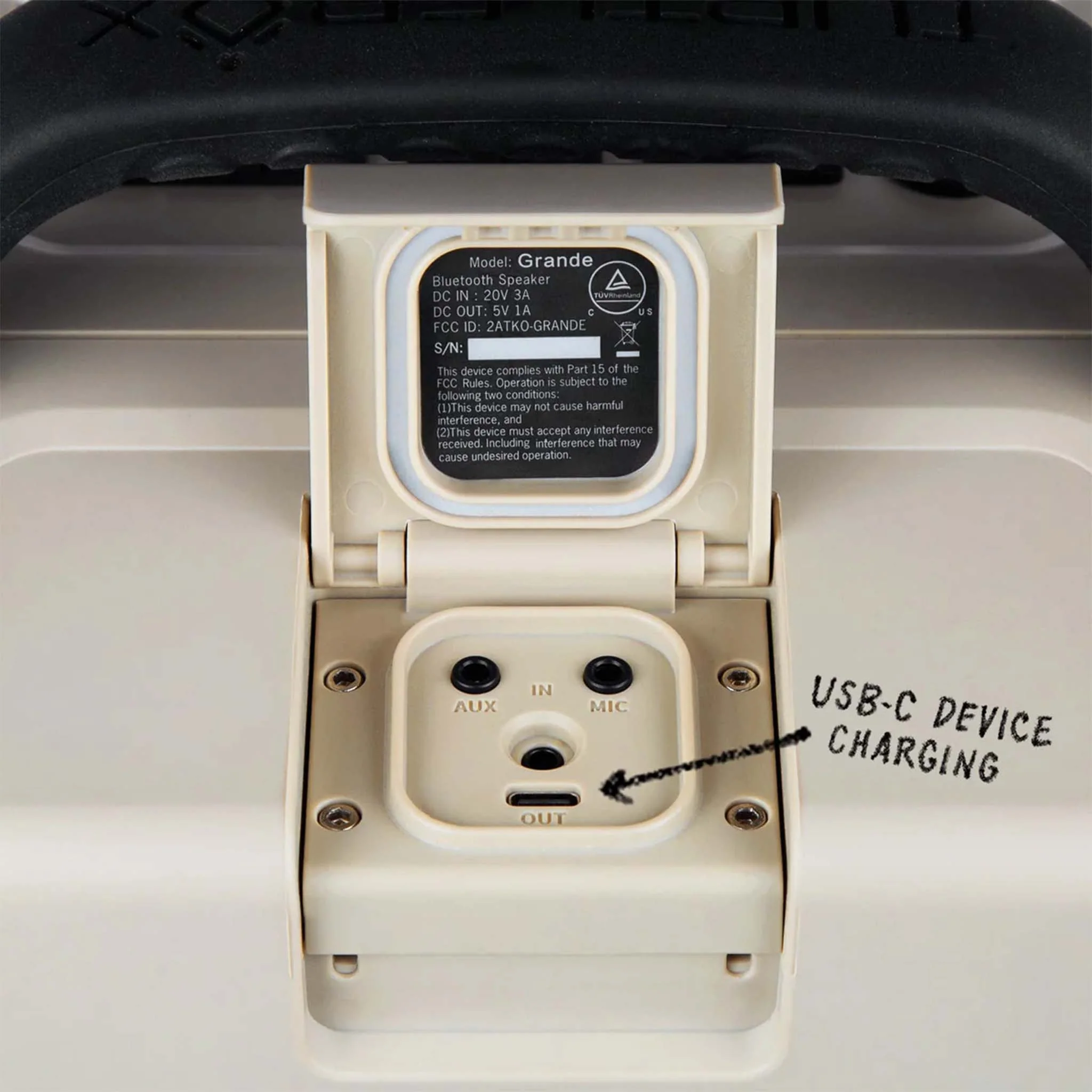 Turtlebox Grande Portable Speaker in Tan - Image 8