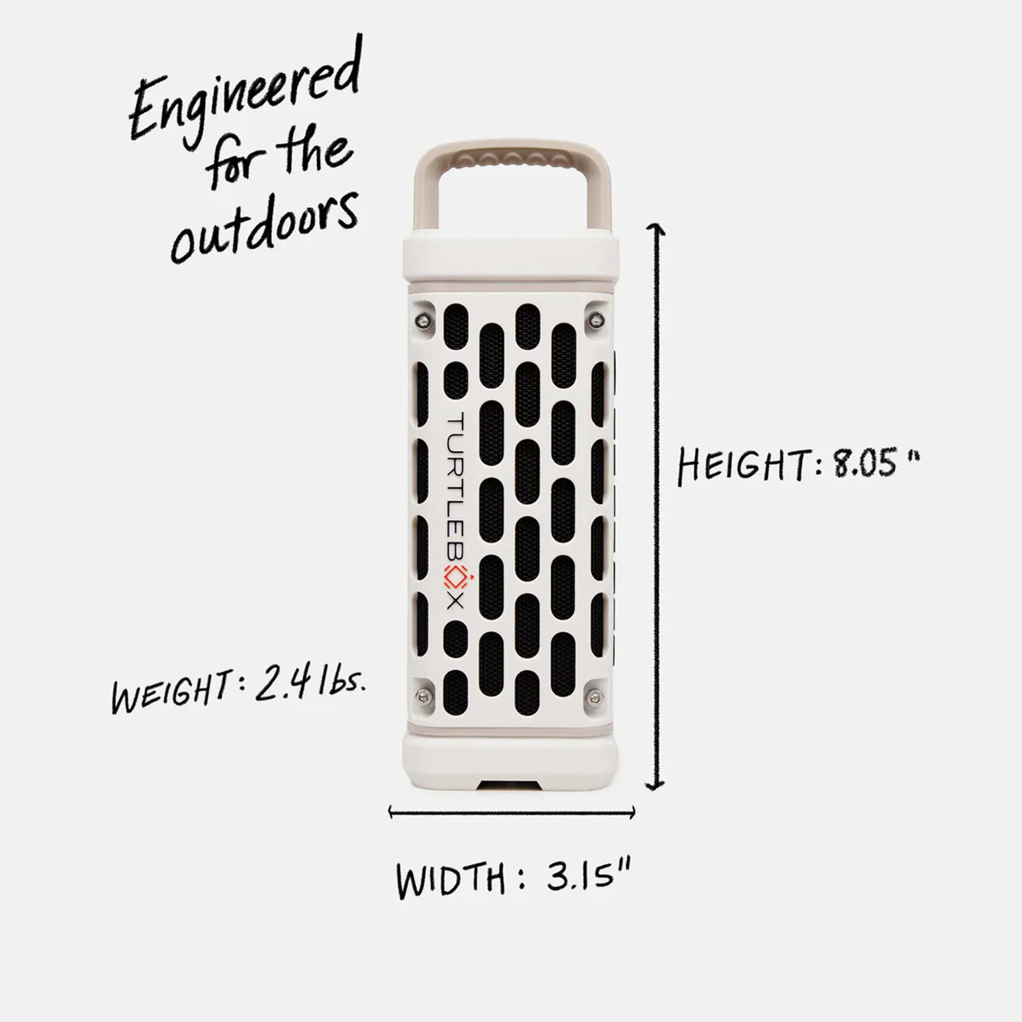 TurtleBox Ranger Portable Speaker in Ivory - Image 2