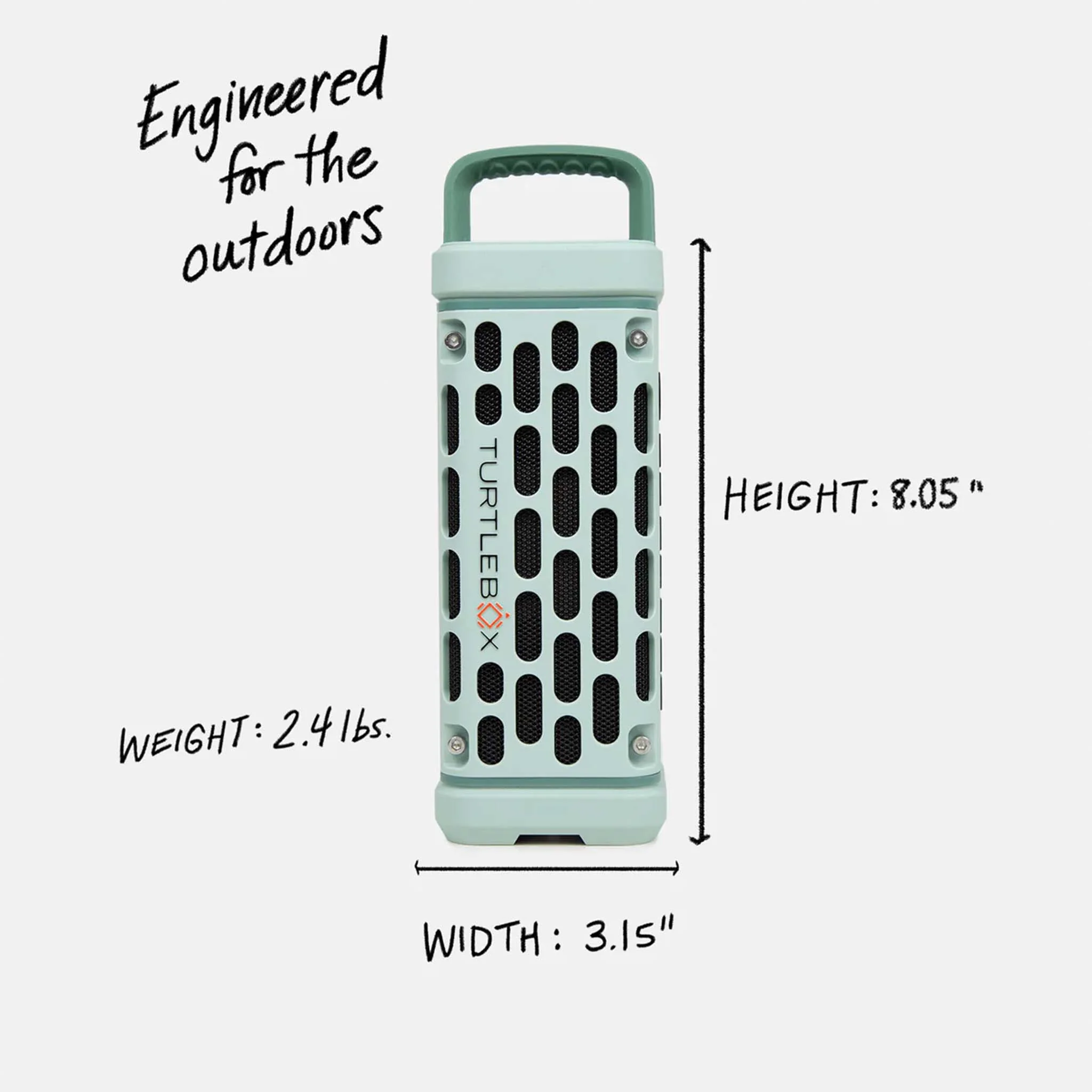 TurtleBox Ranger Portable Speaker in River Rock - Image 2