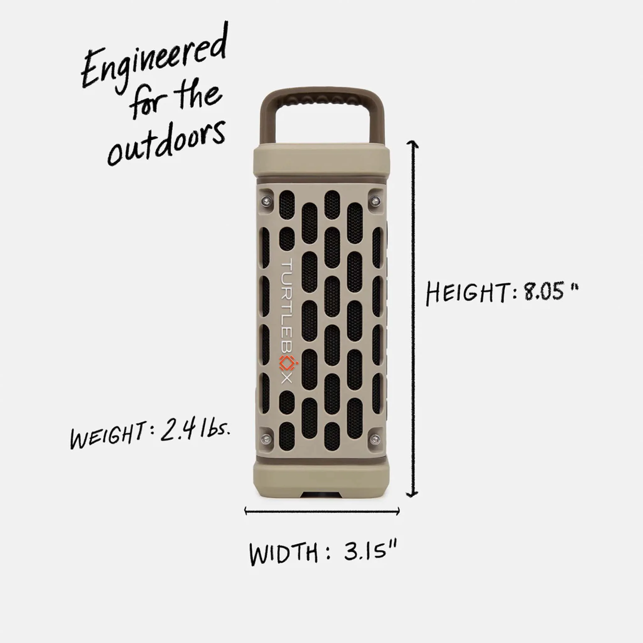 TurtleBox Ranger Portable Speaker in Tan - Image 2