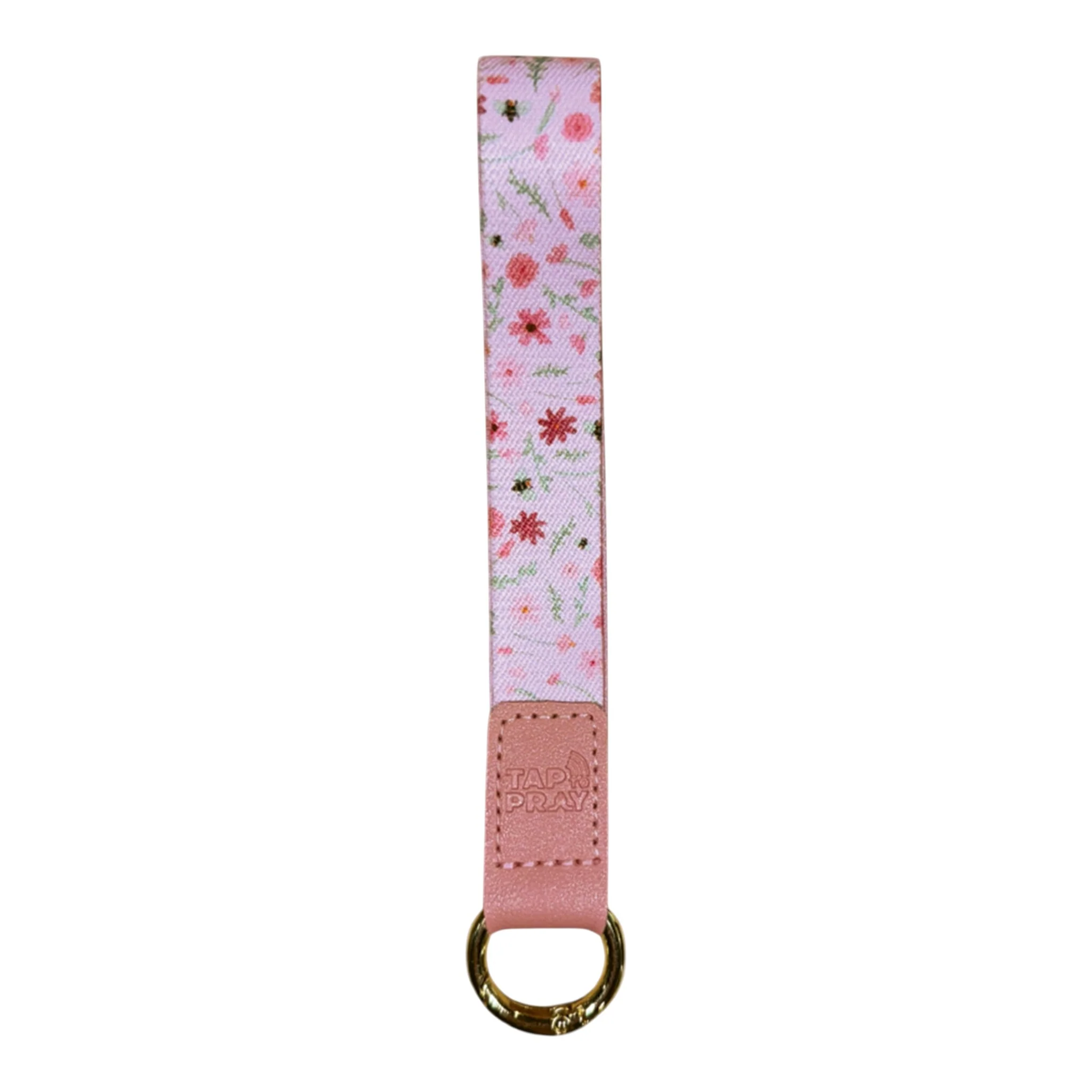 Pink Meadows Wrist Lanyard
