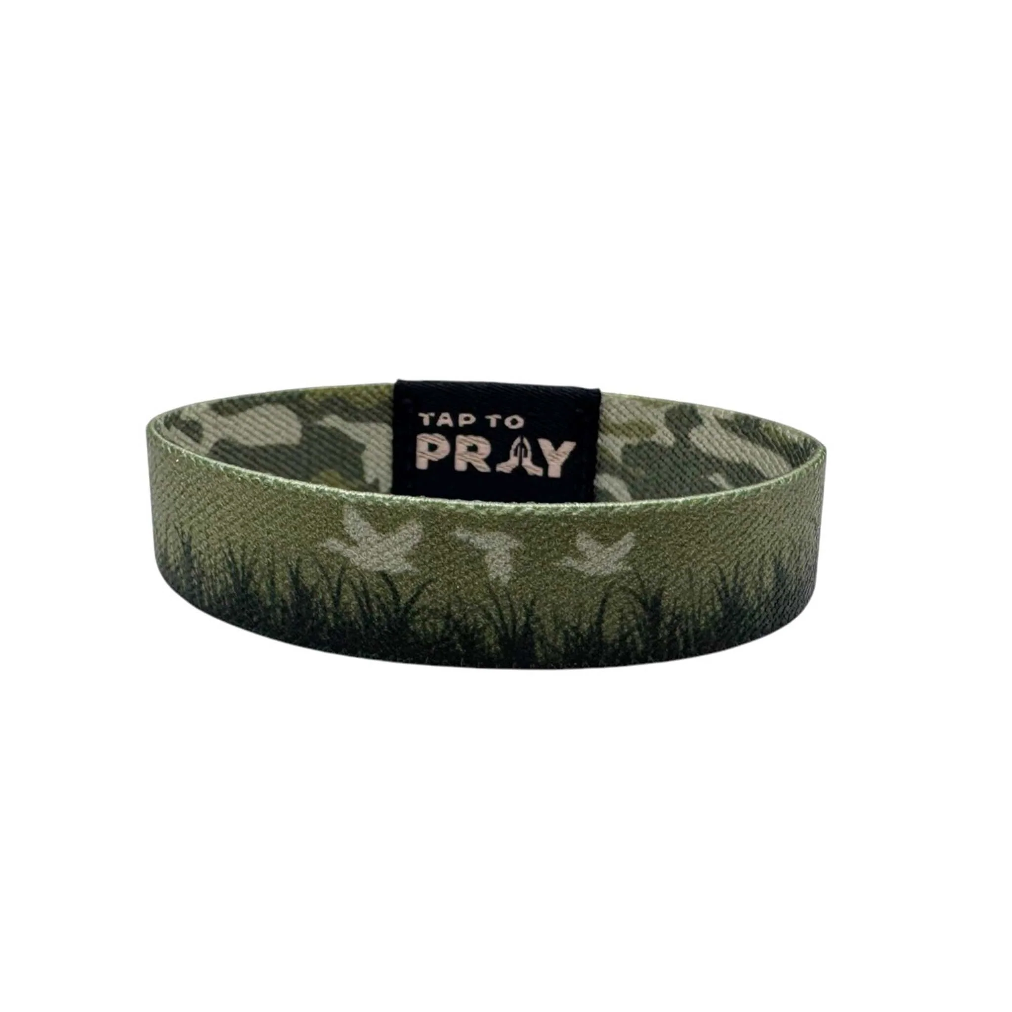 Tap To Pray Wristband in Waterfowl Camo - Image 2