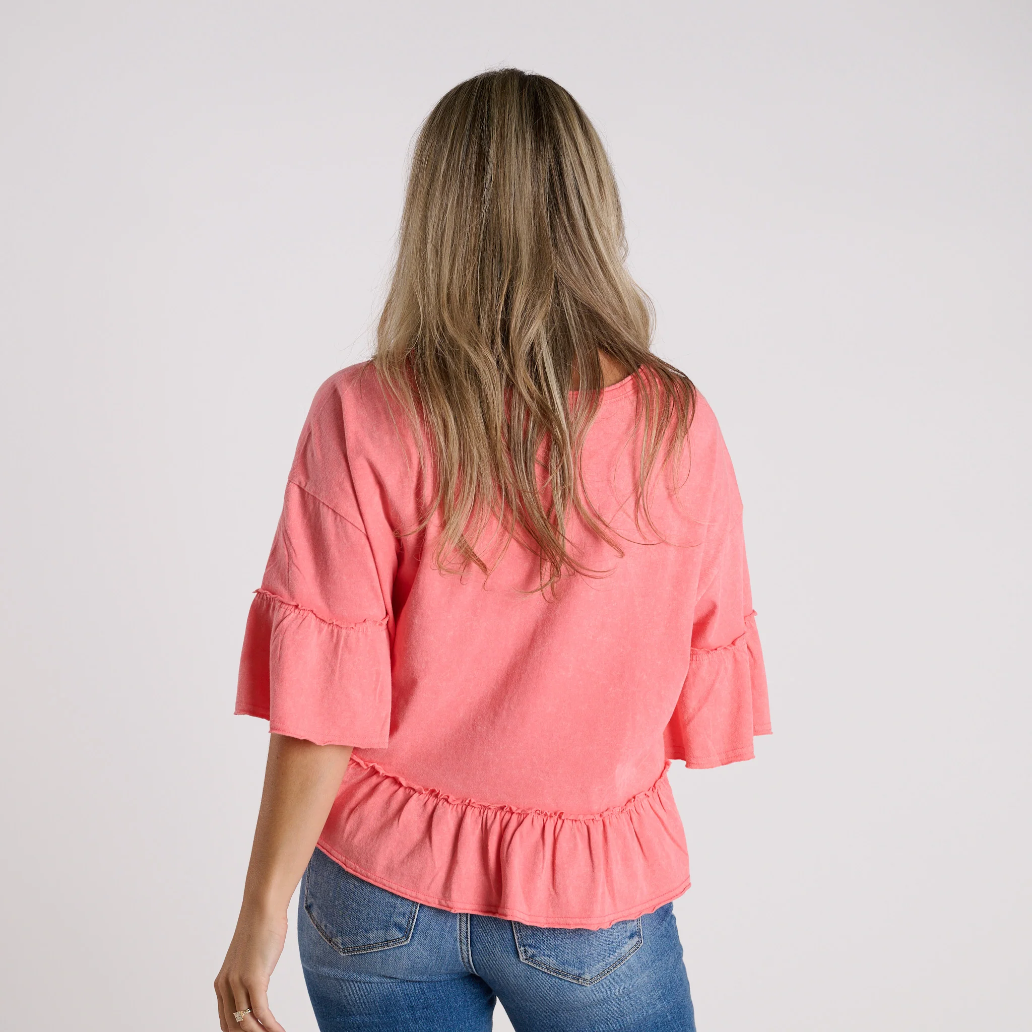 Babydoll Jersey Short Sleeve Top - Image 6
