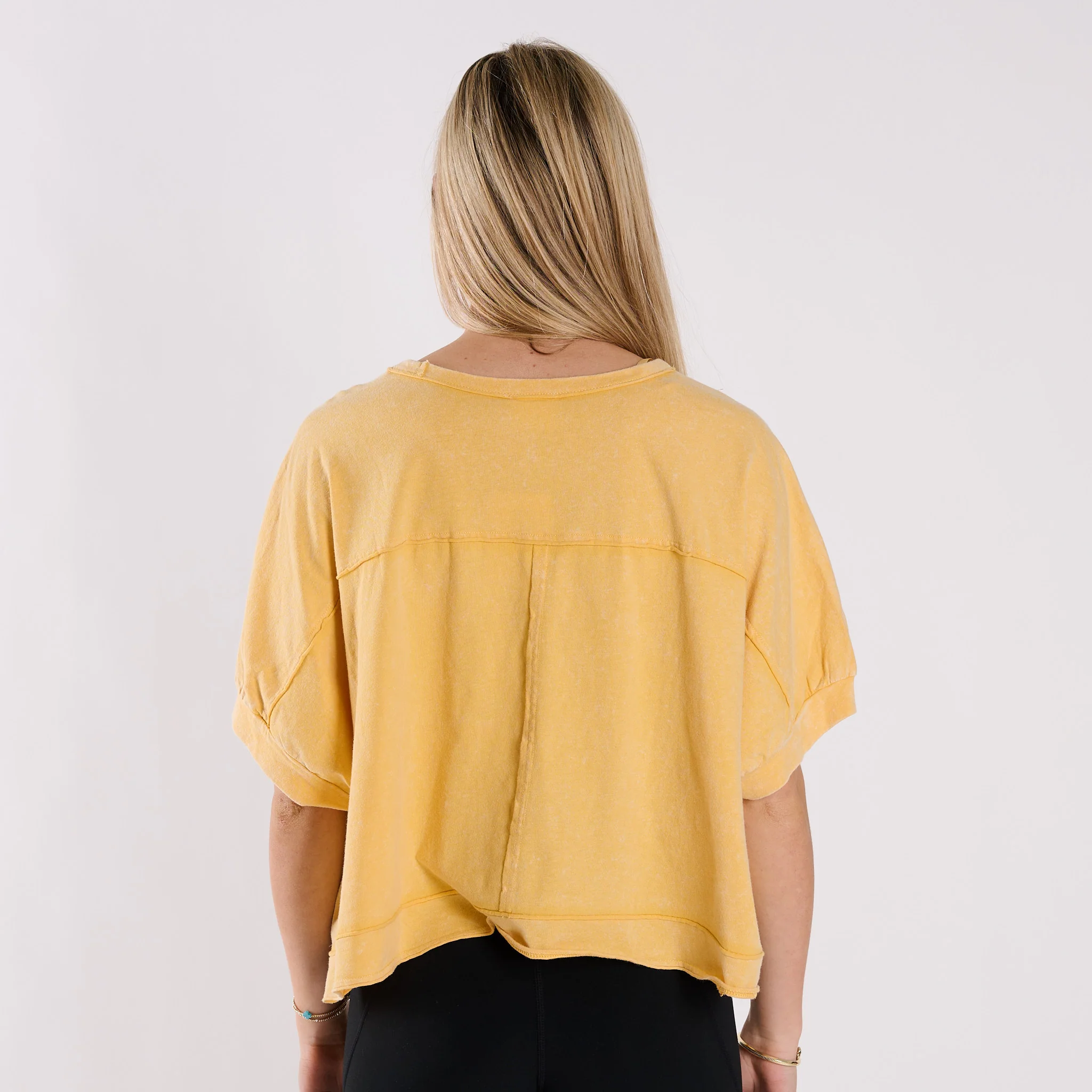 Oversized Boxy Pocket Cropped Shirt - Image 20
