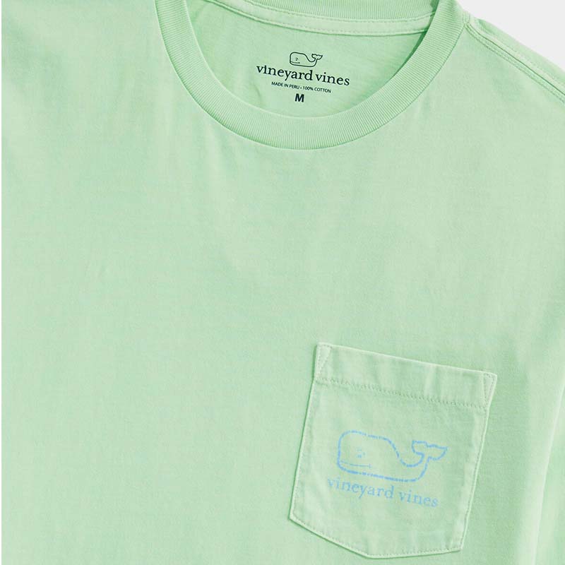 Garment Dyed Vintage Whale Long Sleeve T-Shirt - Image 4