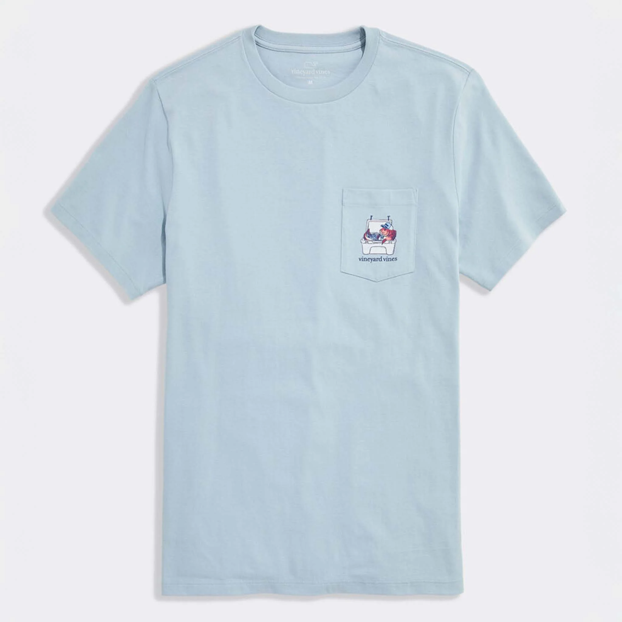 Red Fish Cooler Short Sleeve T-Shirt - Image 3