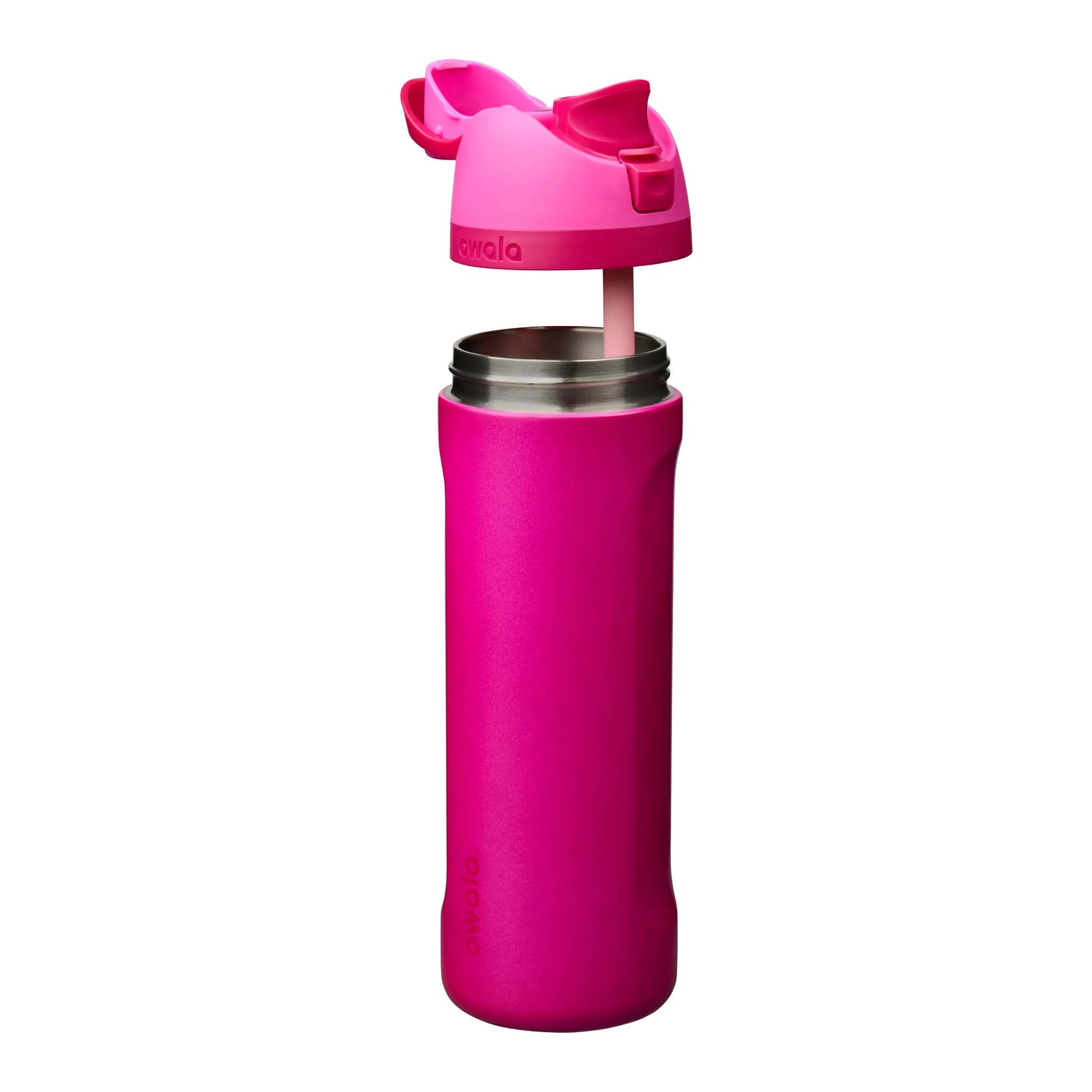 FreeSip® 24oz Stainless Steel Water Bottle in Read My Lips - Image 3