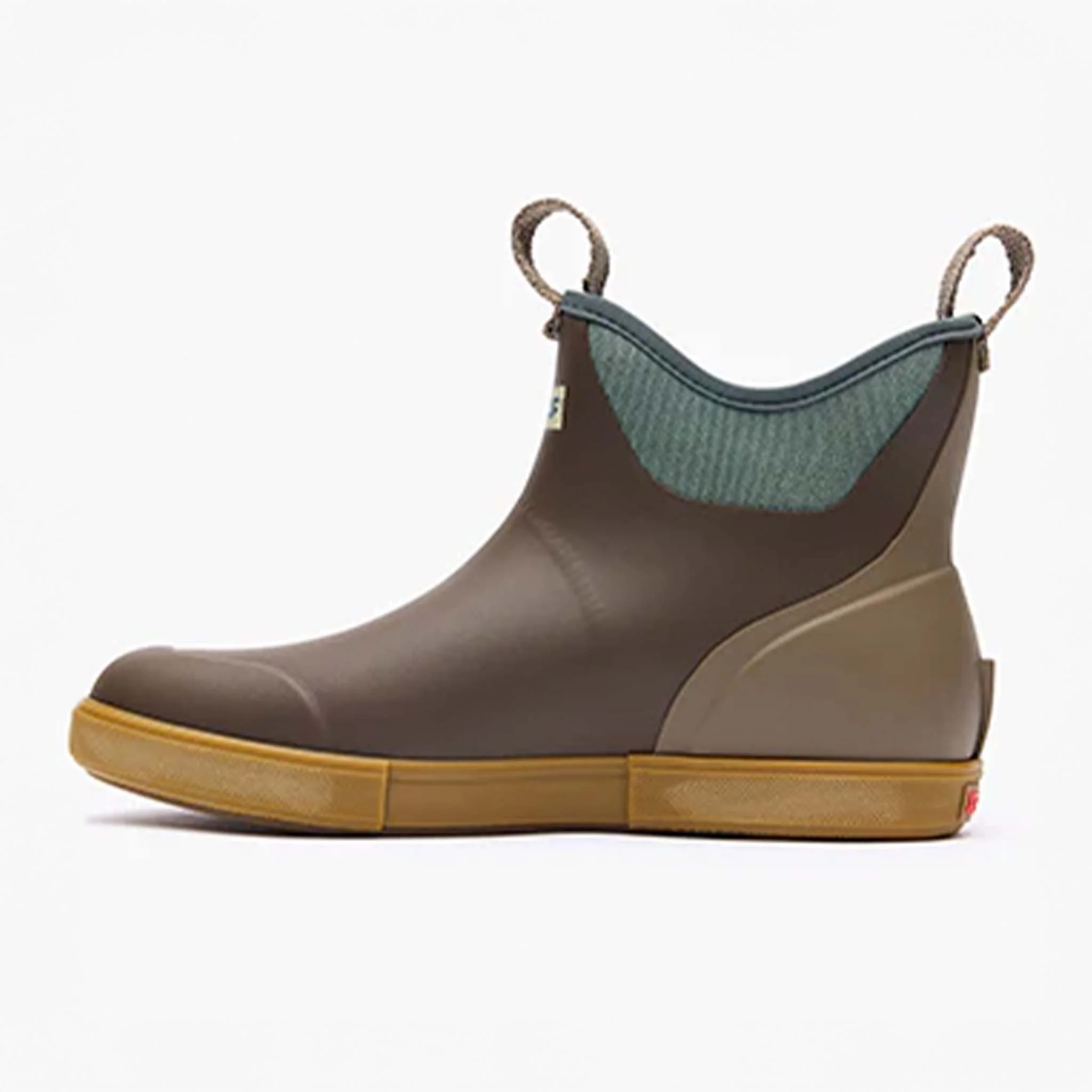 Men's Vintage Ankle Deck Boot in Brown - Image 5