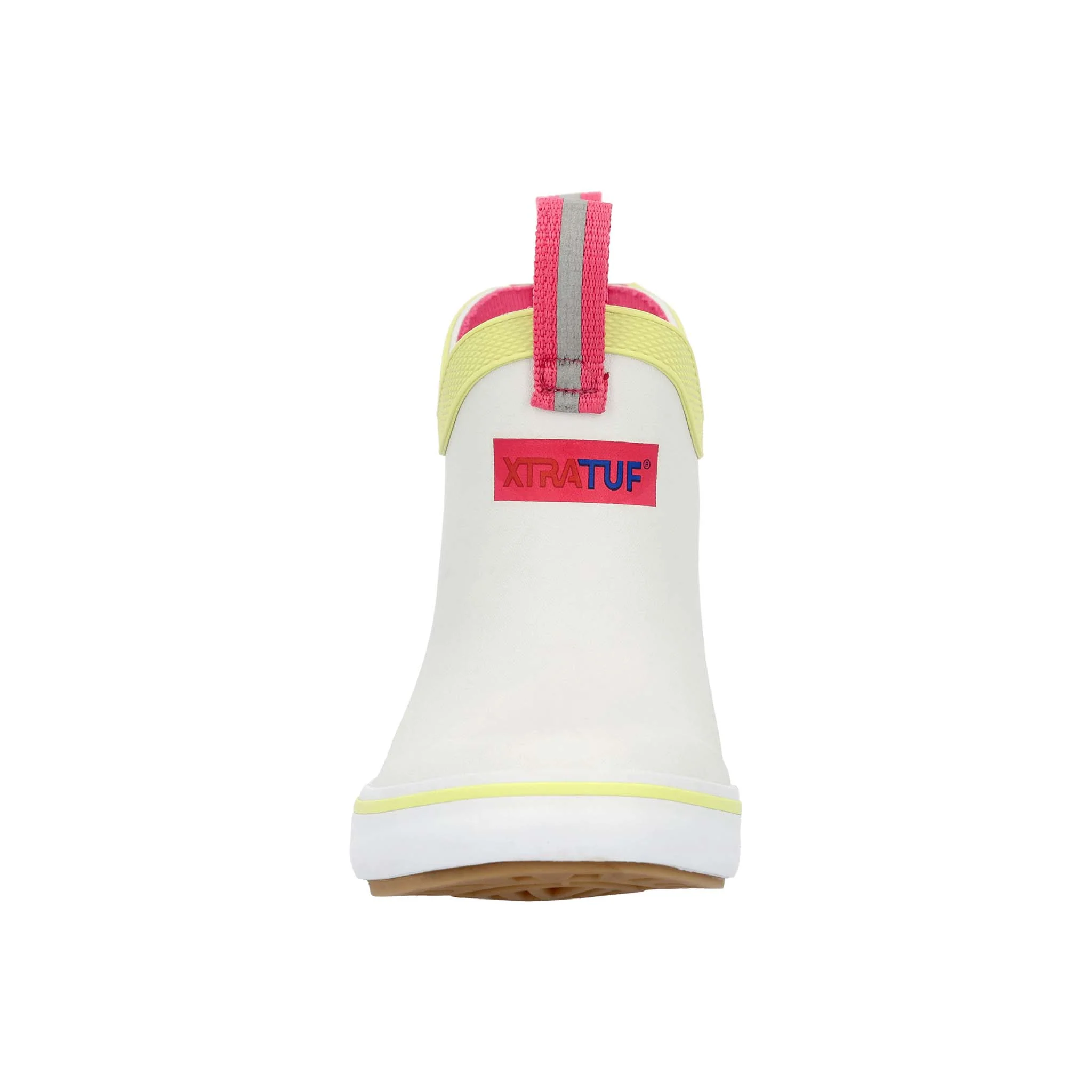 Toddler Pink Ankle Deck Boot in White - Image 4