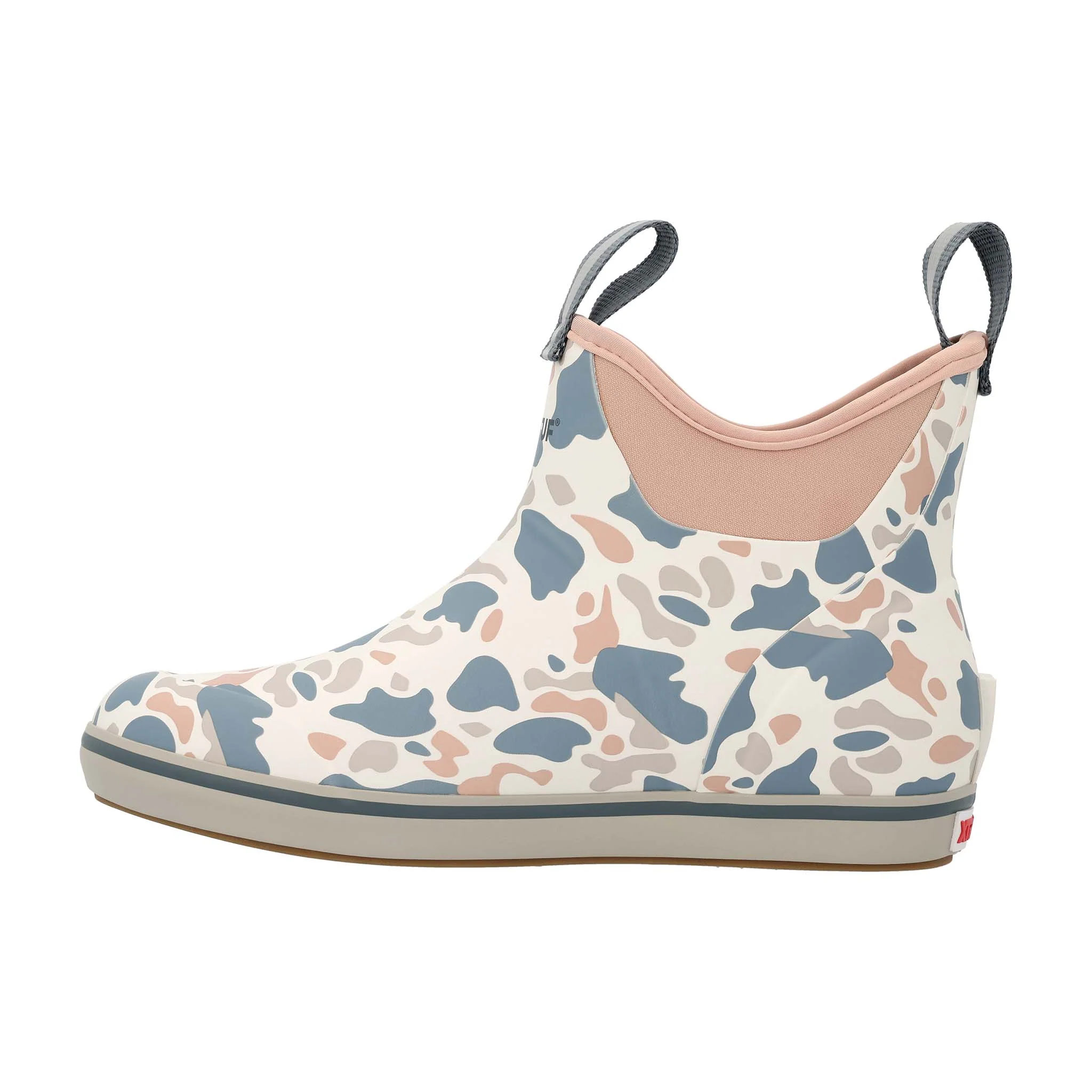 Women's 6 Inch Ankle Deck Boot in Ivory Duck Camo - Image 2