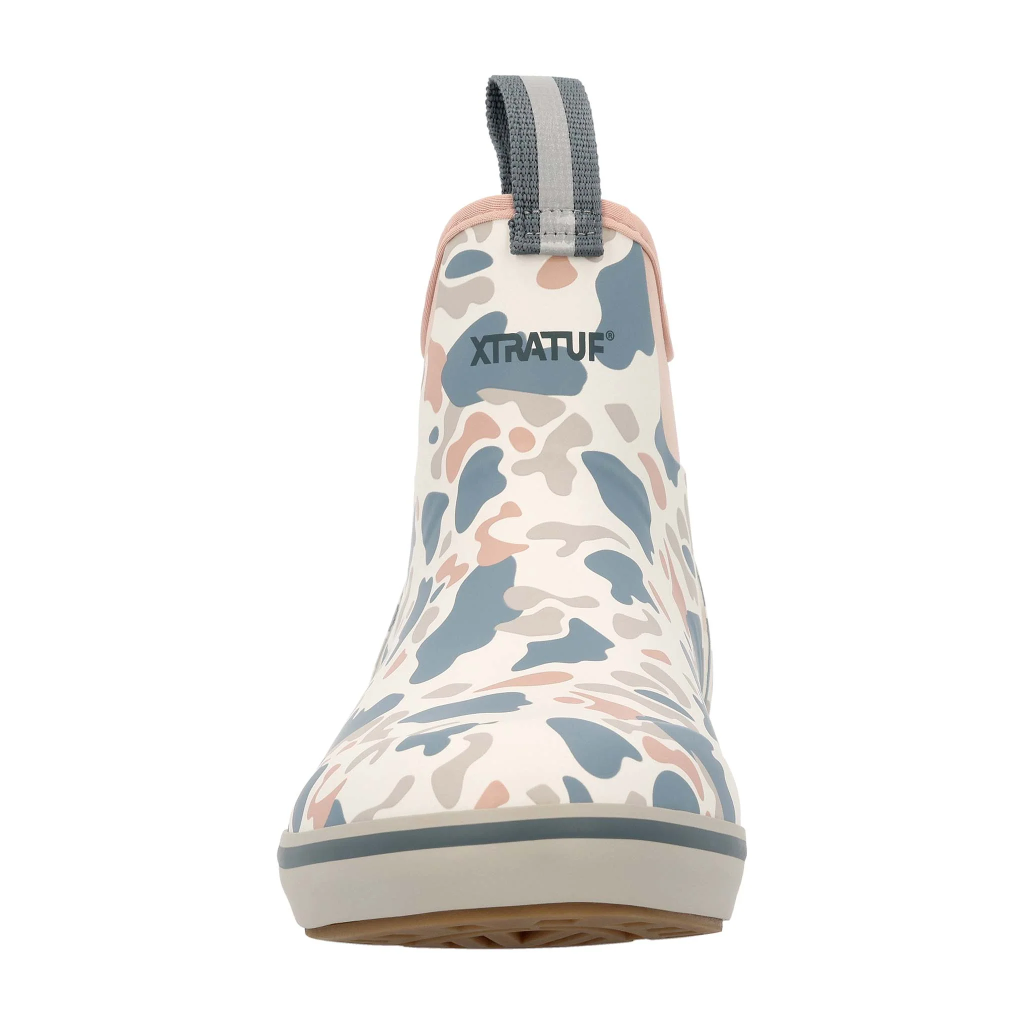 Women's 6 Inch Ankle Deck Boot in Ivory Duck Camo - Image 4
