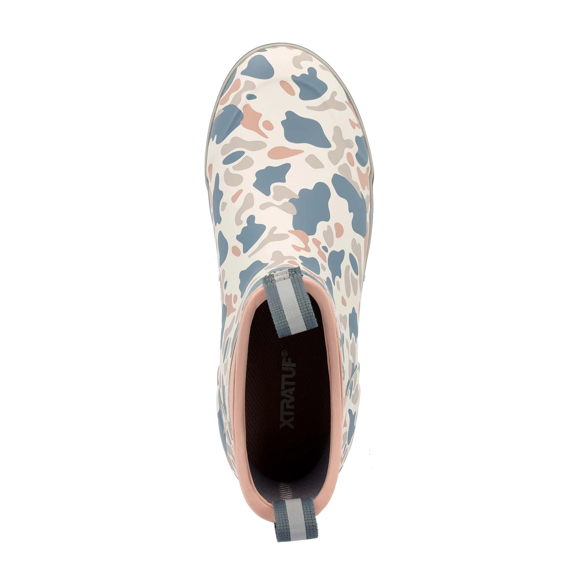 Women's 6 Inch Ankle Deck Boot in Ivory Duck Camo - Image 6