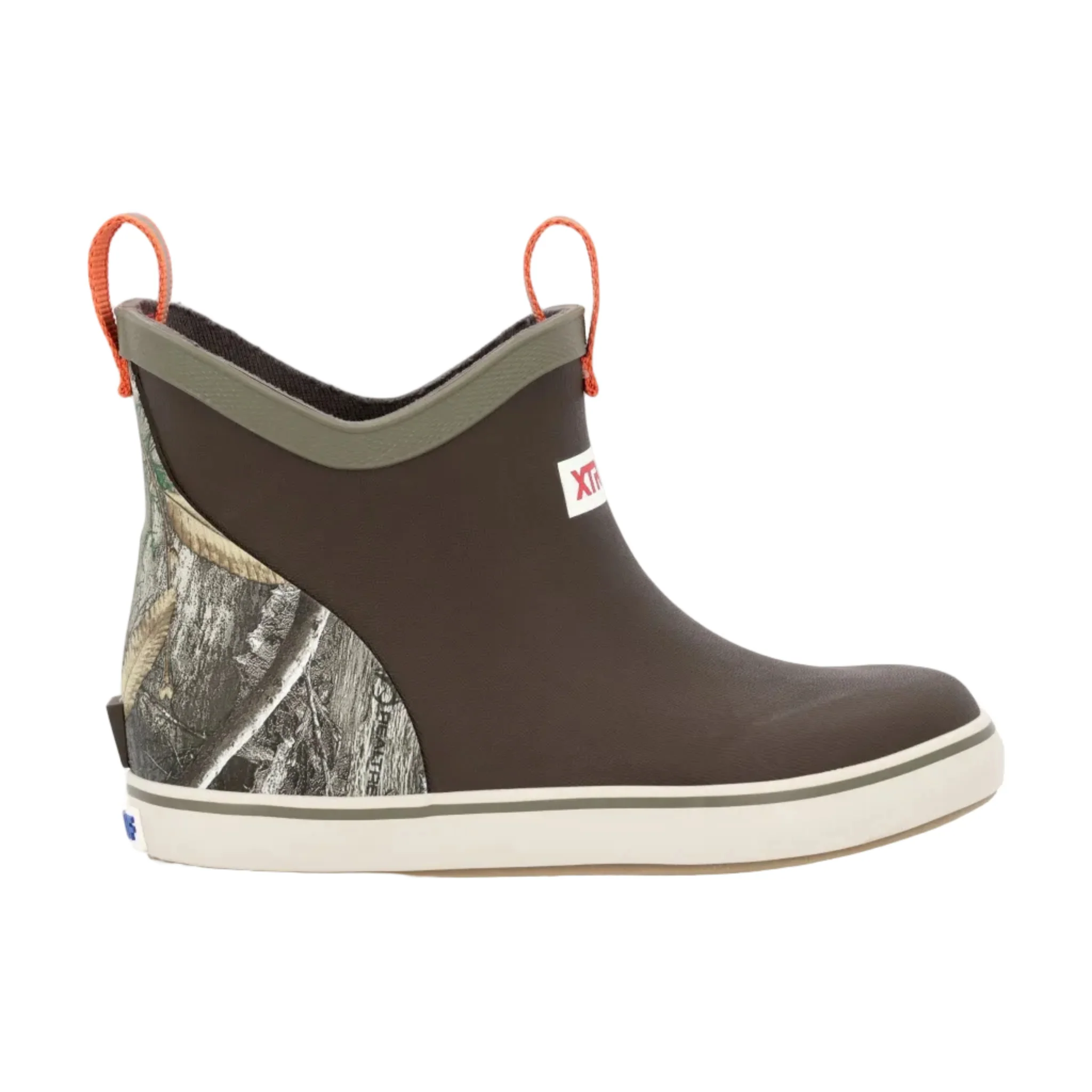 Youth Ankle Deck Boot in Dark Brown and Tree Edge - Image 2
