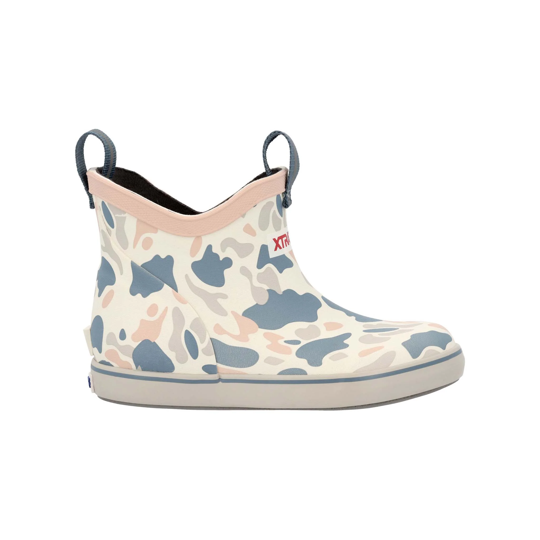 Youth Ankle Deck Boot in Ivory Duck Camo - Image 2