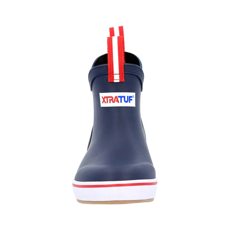 Youth Ankle Deck Boot in Navy - Image 2