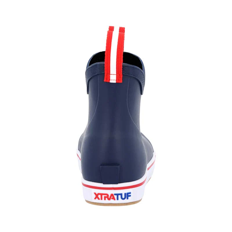 Youth Ankle Deck Boot in Navy - Image 3