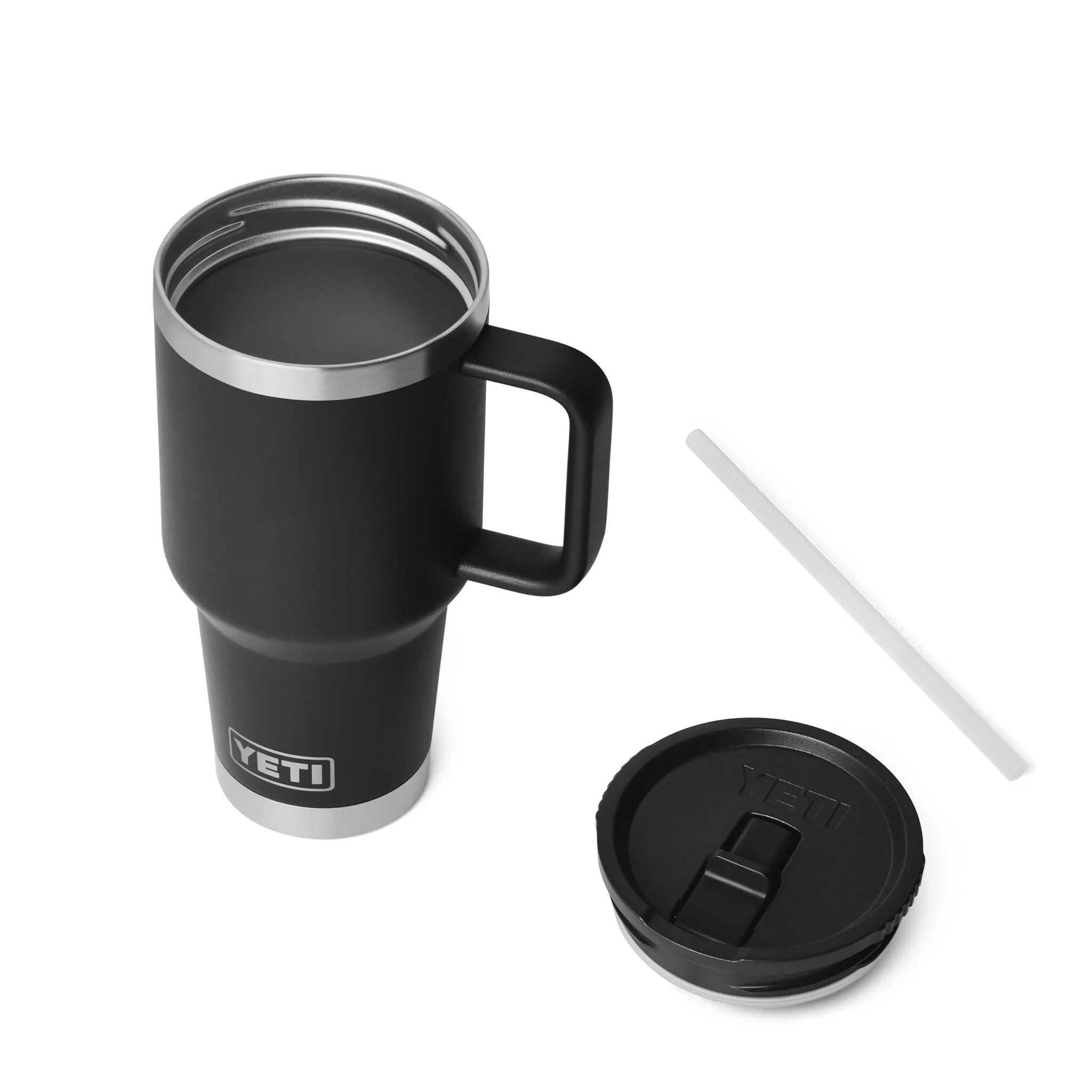 Black 30oz Travel Straw Mug - Image 6