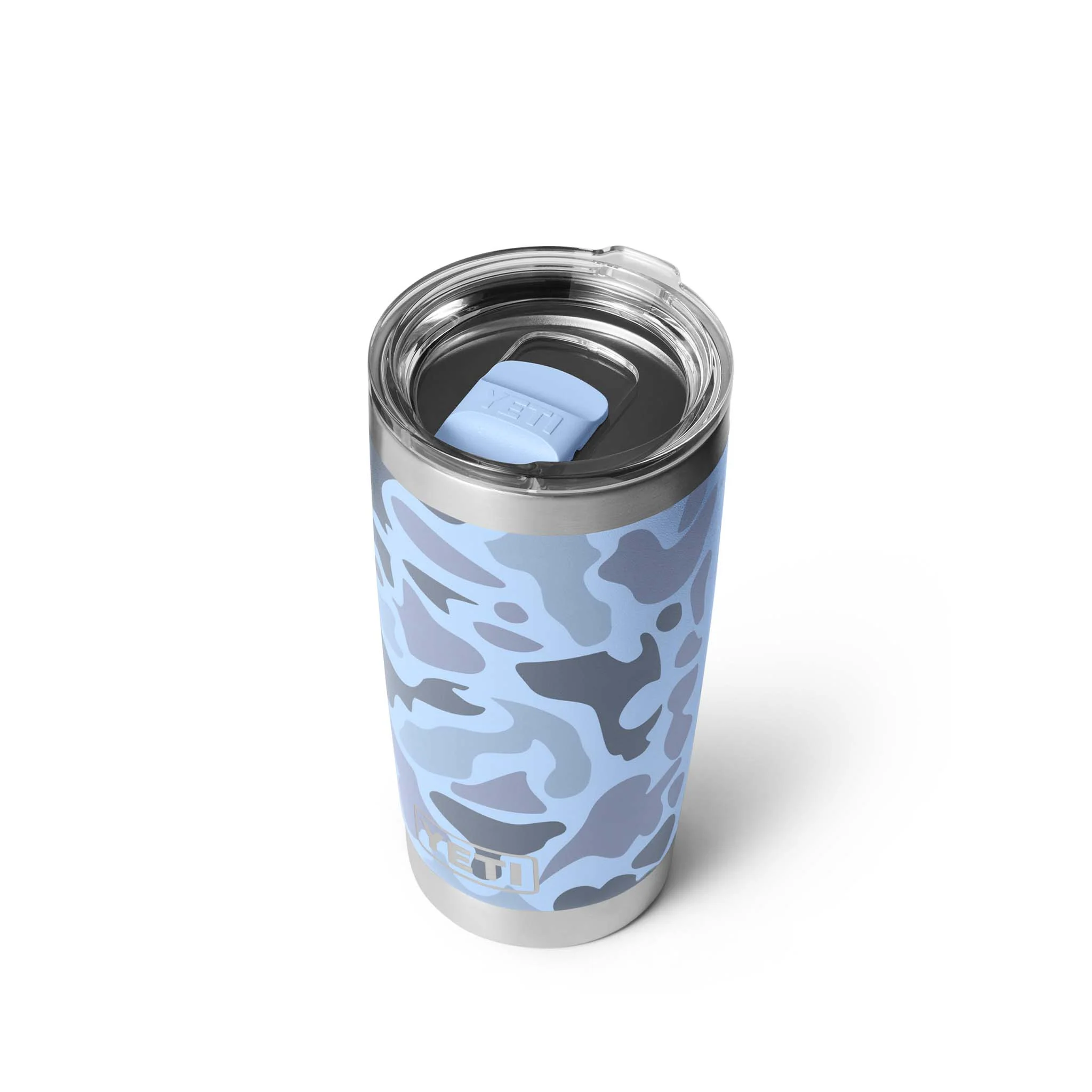 Blue Camo Rambler 20oz Tumbler - Image 2