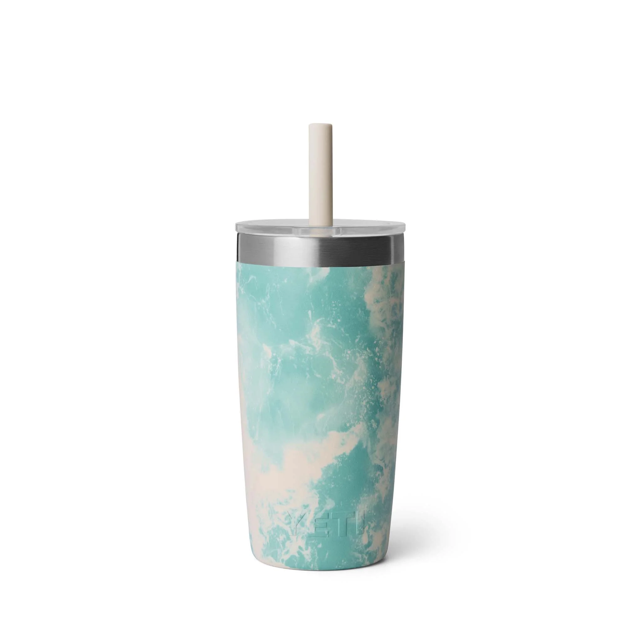 Sea View Rambler 10oz Tumbler with Silicone Straw - Image 3