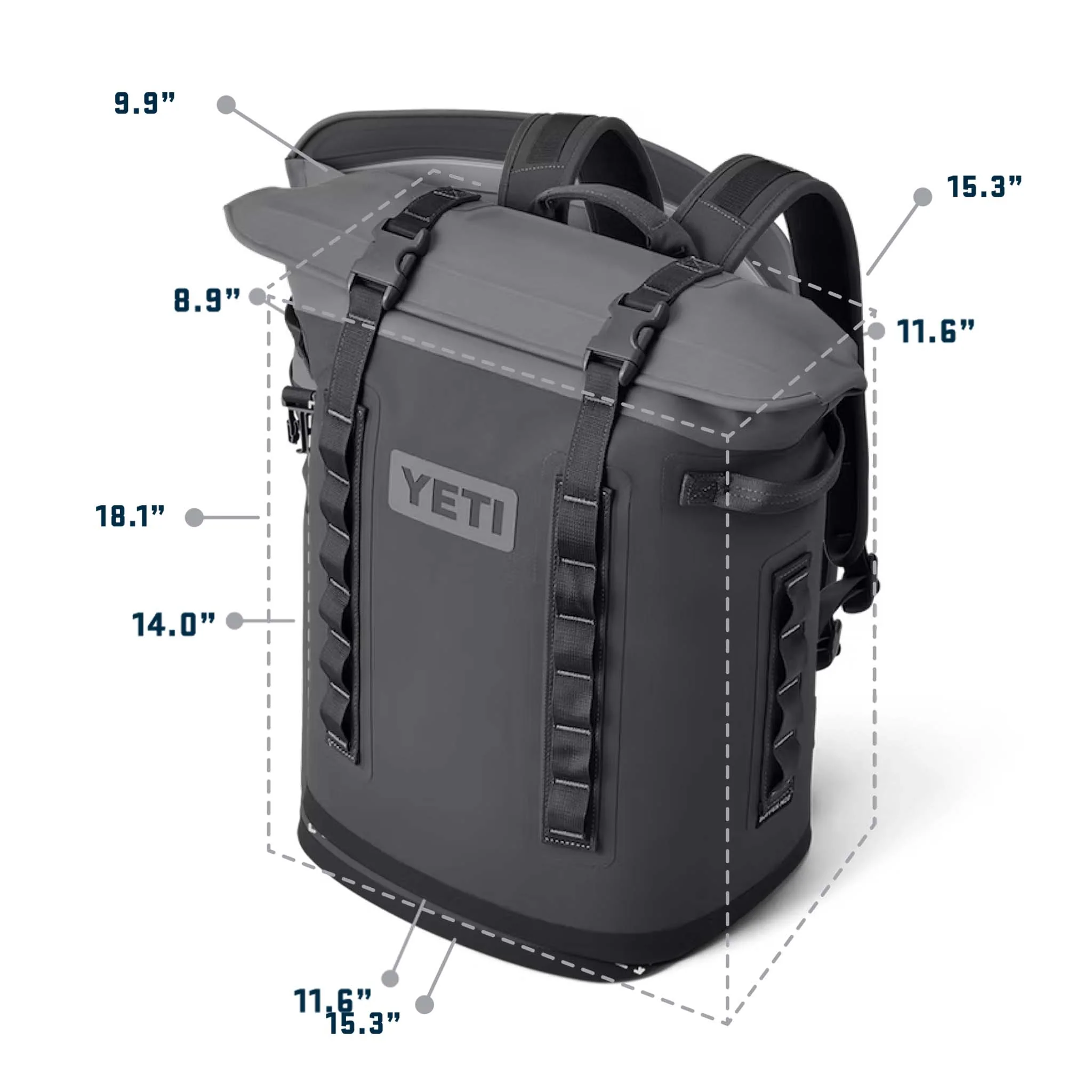 Seafoam Hopper M20 Backpack Cooler - Image 9