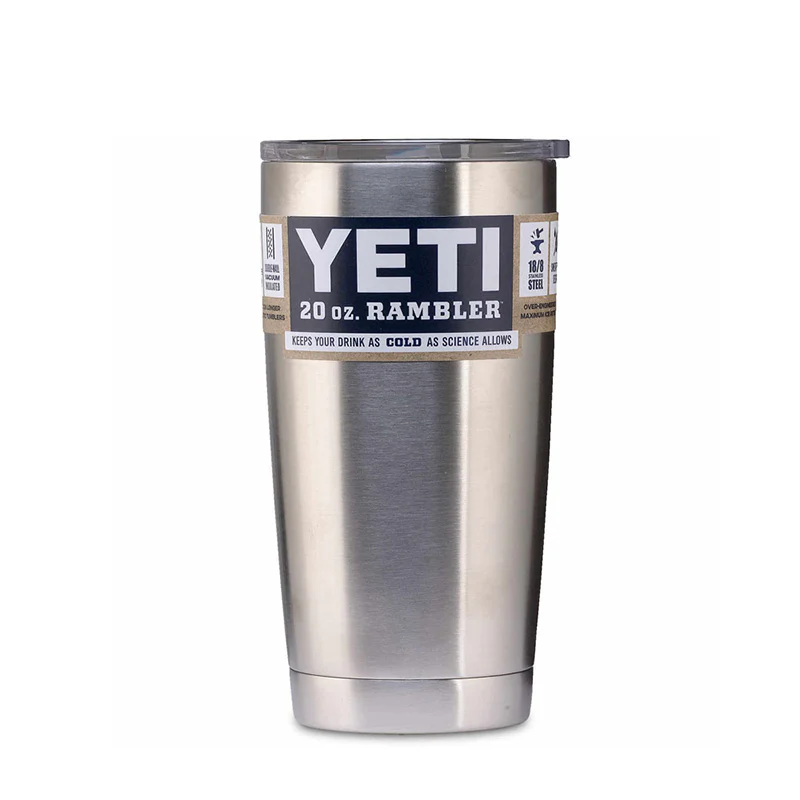 Stainless Steel Rambler 20oz. Tumbler - Image 3