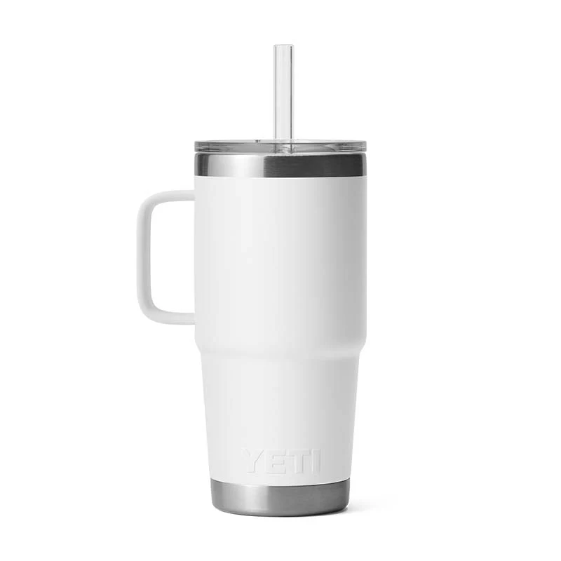 White Rambler 25oz Straw Mug - Image 2
