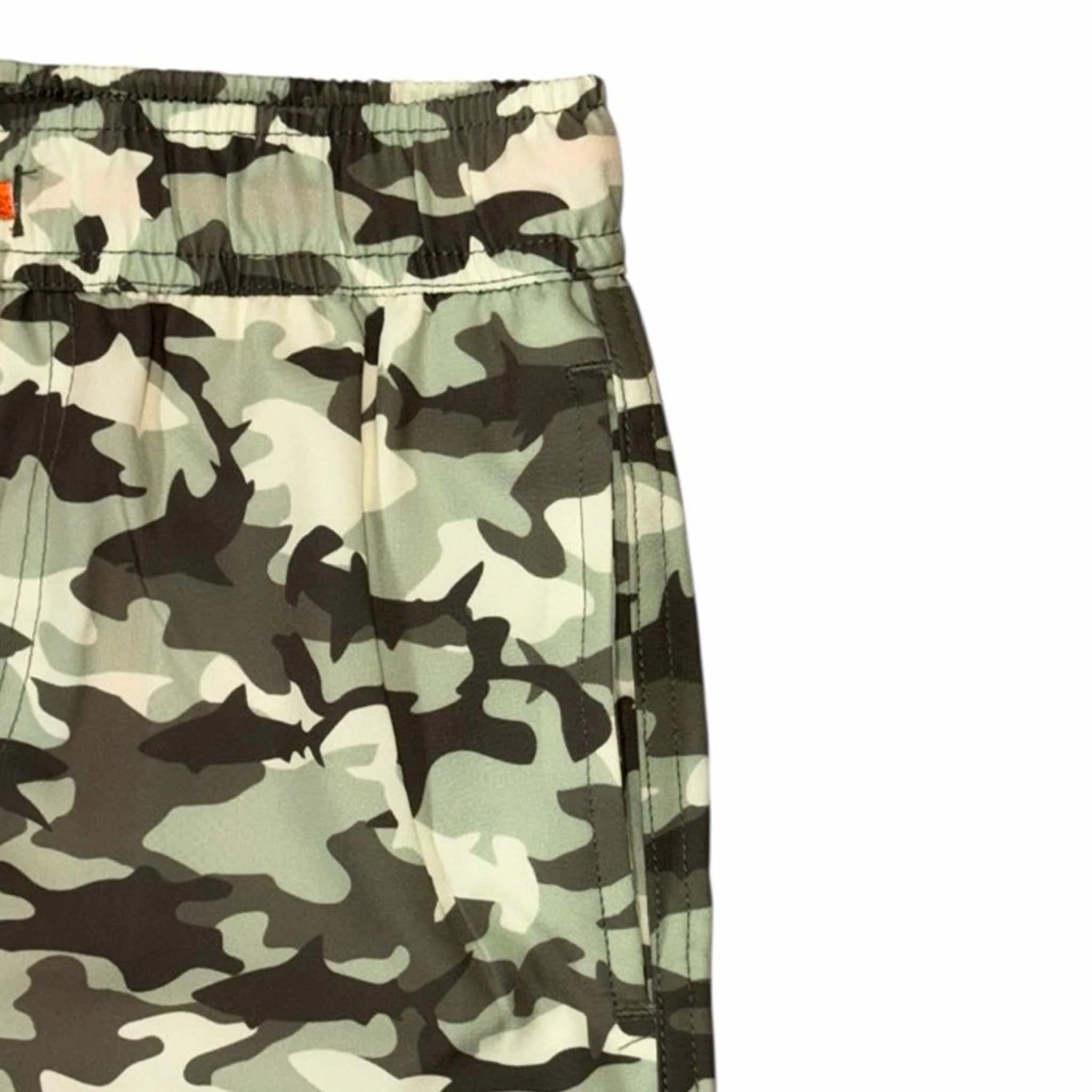 Youth Camo Shark Swim Trunks - Image 2