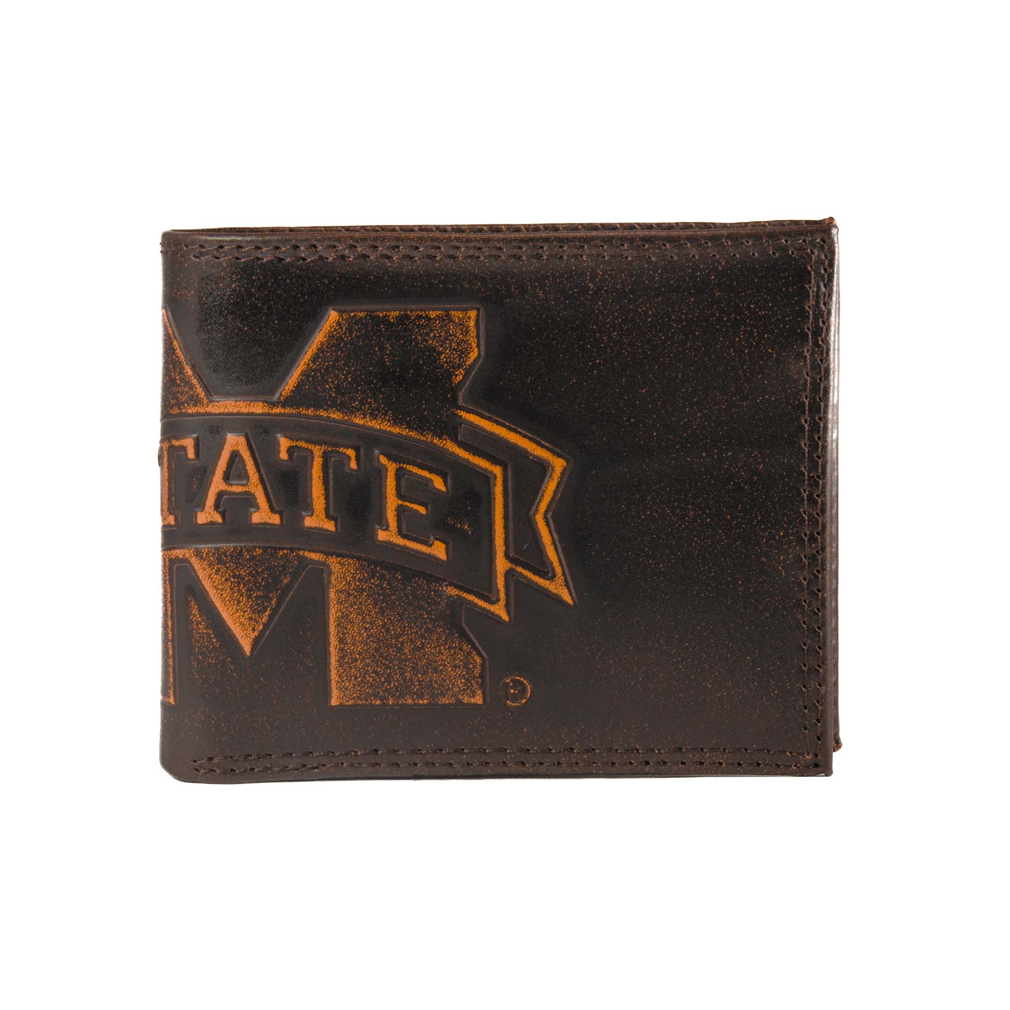 Mississippi State Bulldogs Burnished Passcase Wallet