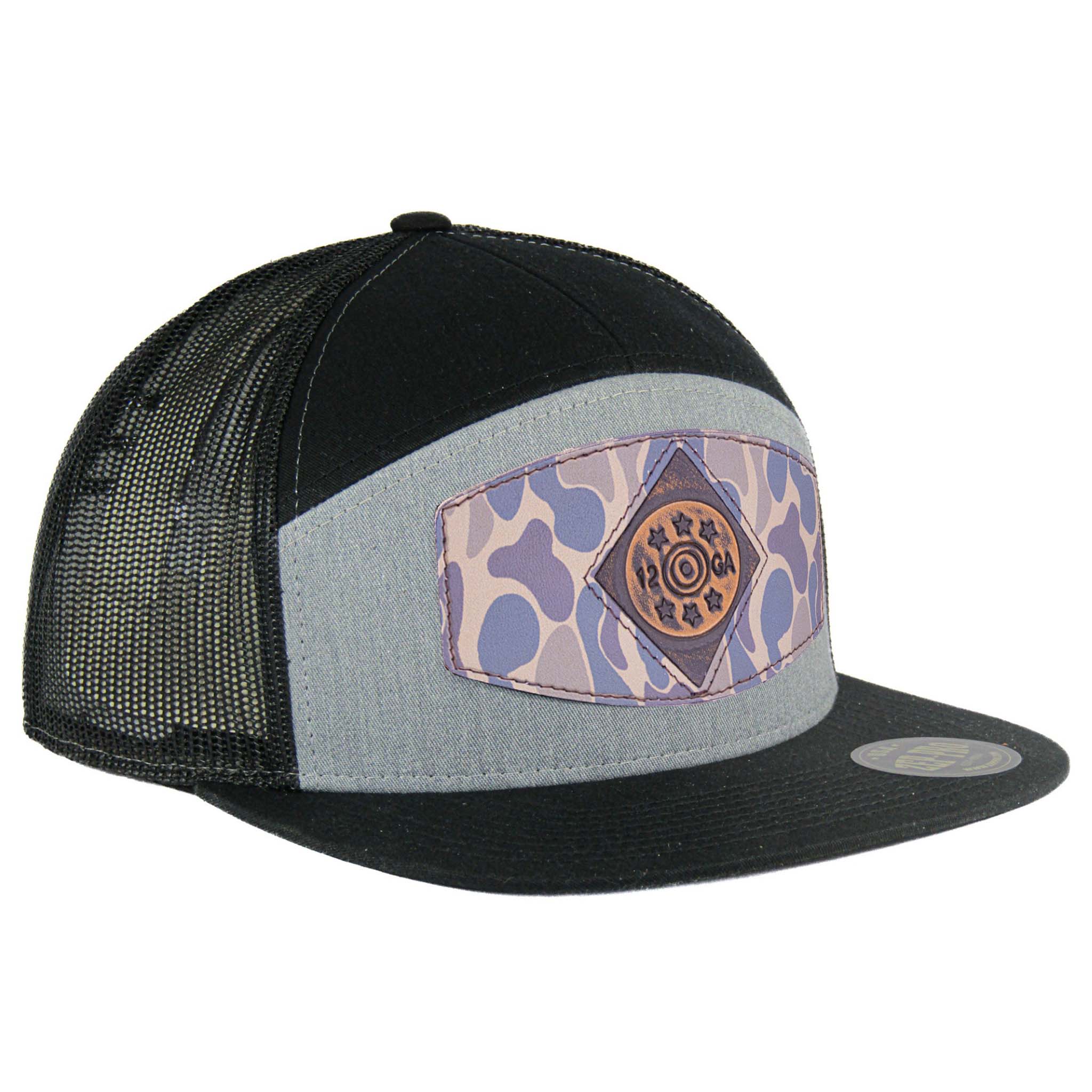 Shotgun Shell Patch 7 Panel Trucker Hat