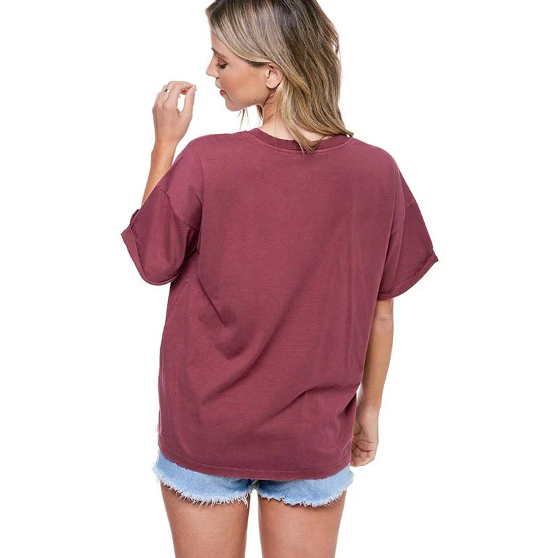 Cow Print Negative Star Short Sleeve T-Shirt - Image 2